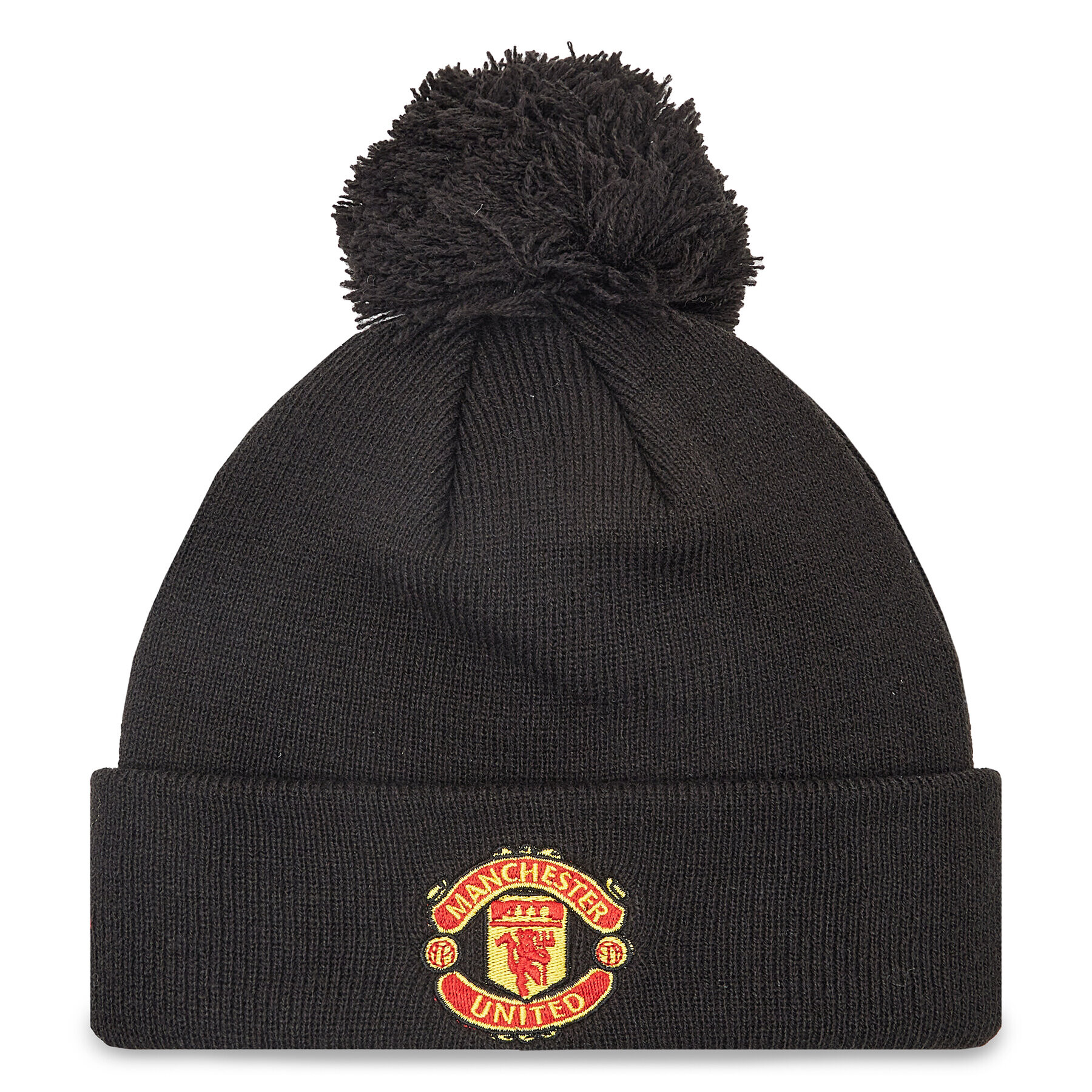 New Era Căciulă Manchester United FC Wordmark Bobble 60284475 Negru - Pled.ro