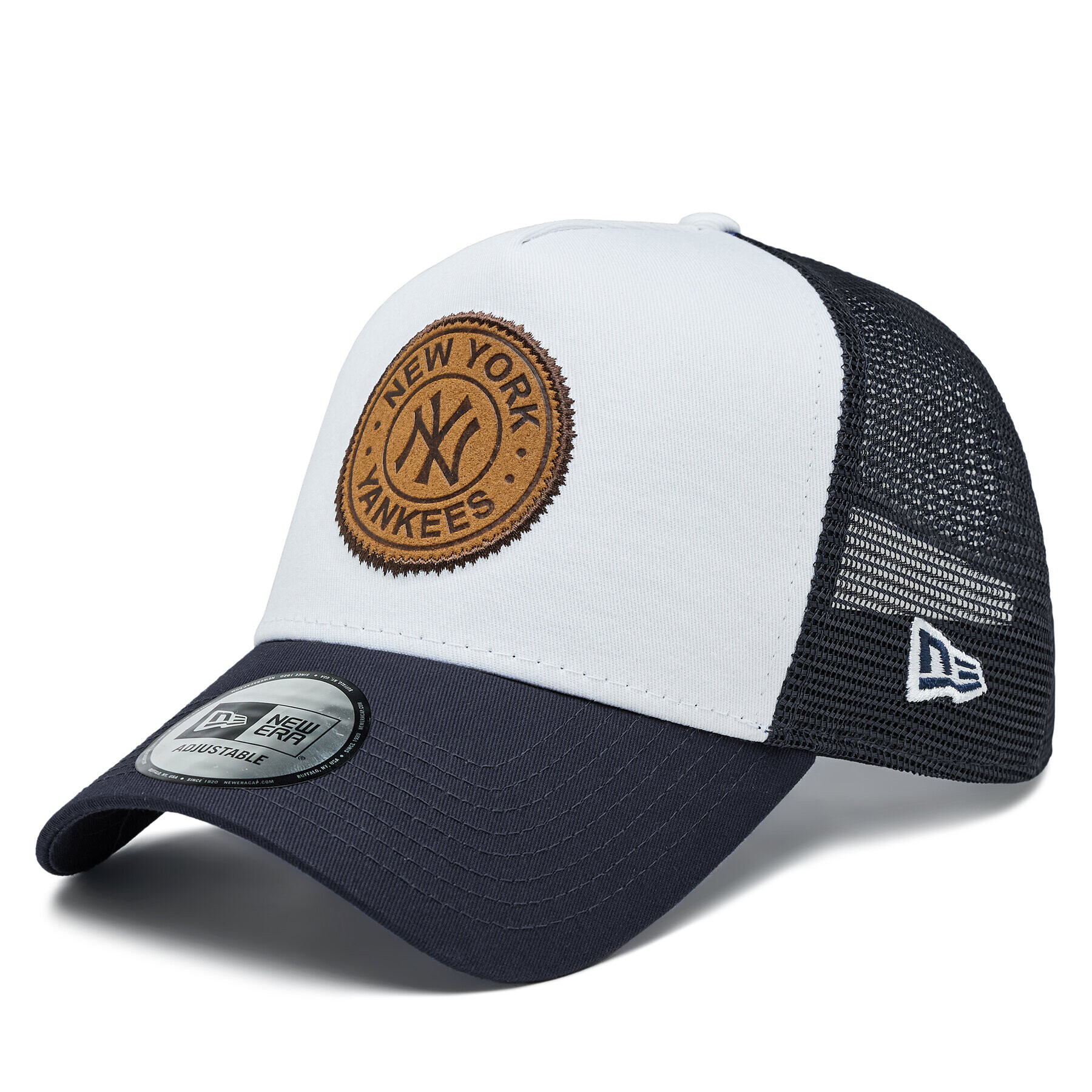 New Era Căciulă Team Patch Trucker Nyy 60364255 Alb - Pled.ro