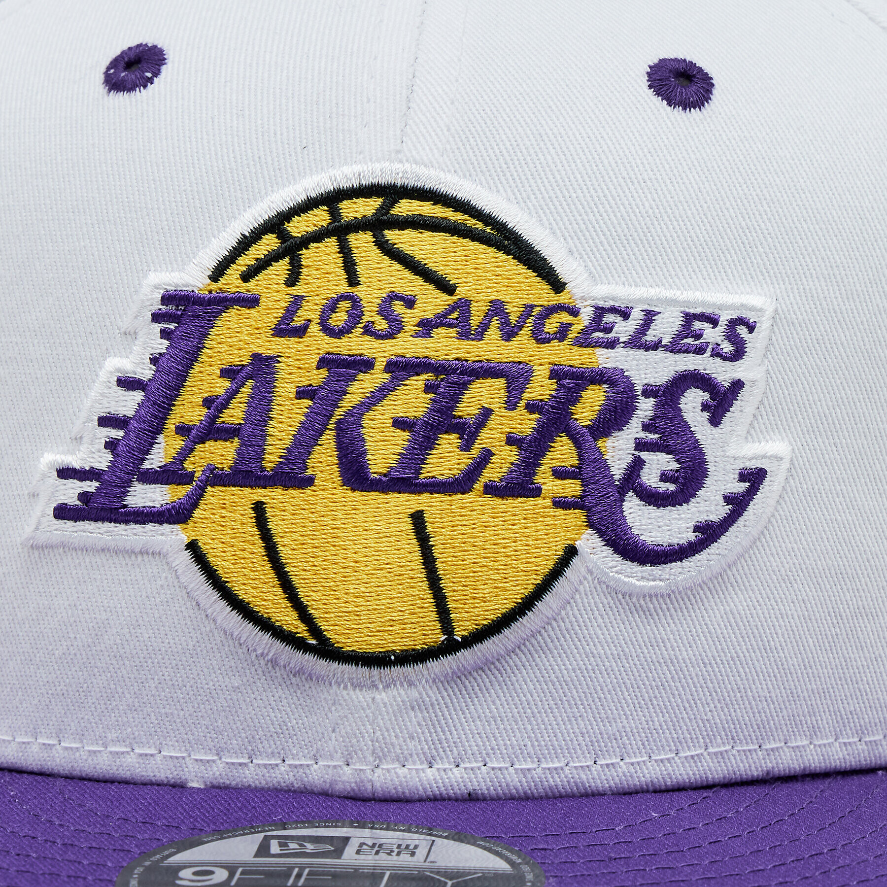 New Era Căciulă White Crown Patch 950 Lakers 60364274 Alb - Pled.ro