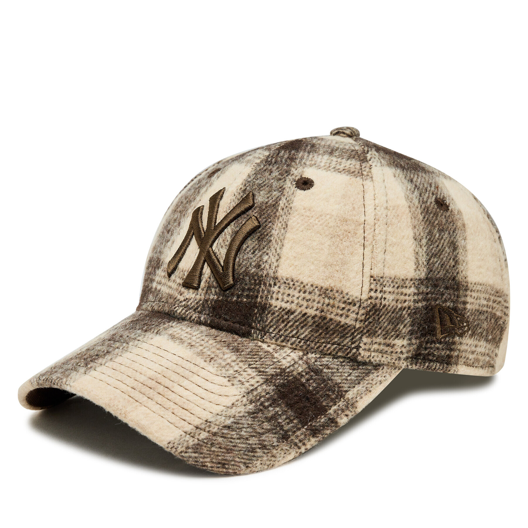 New Era Căciulă Wmns Plaid 940 Nyy 60364294 Bej - Pled.ro