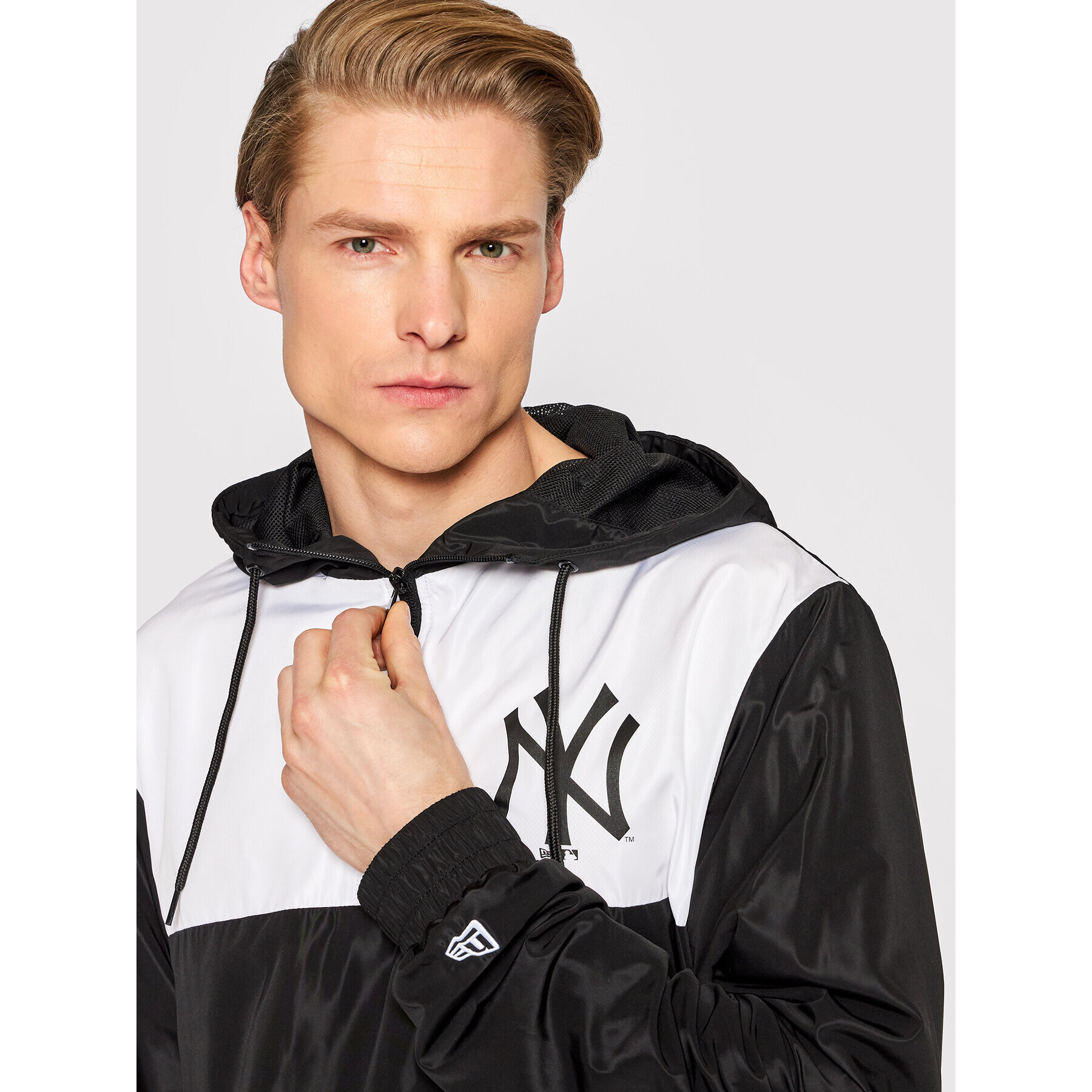 New Era Geacă fără fermoar New York Yankees 12893158 Negru Regular Fit - Pled.ro