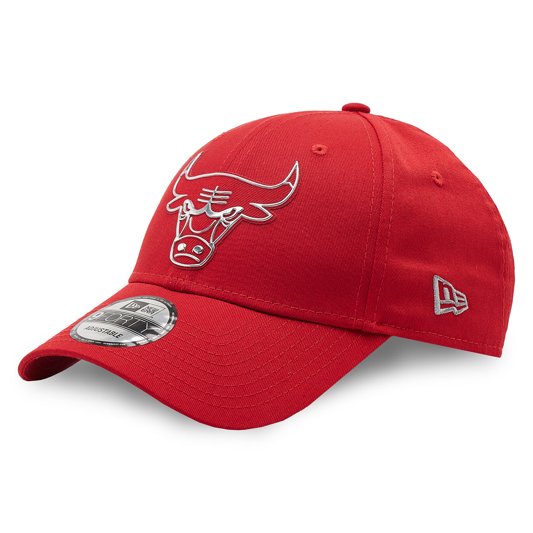 New Era Șapcă Chicago Bulls Foil Logo 9Forty 60284875 Roșu - Pled.ro