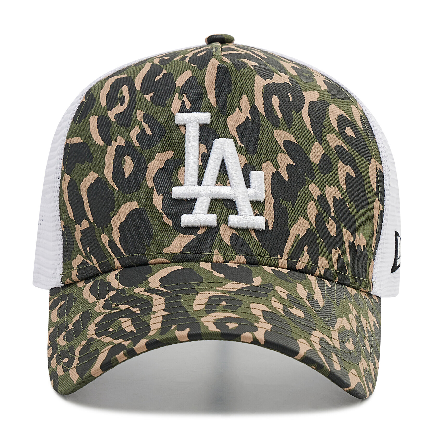 New Era Șapcă La Dodgers Leopard Print A-Frame Trucker 60222396 Verde - Pled.ro