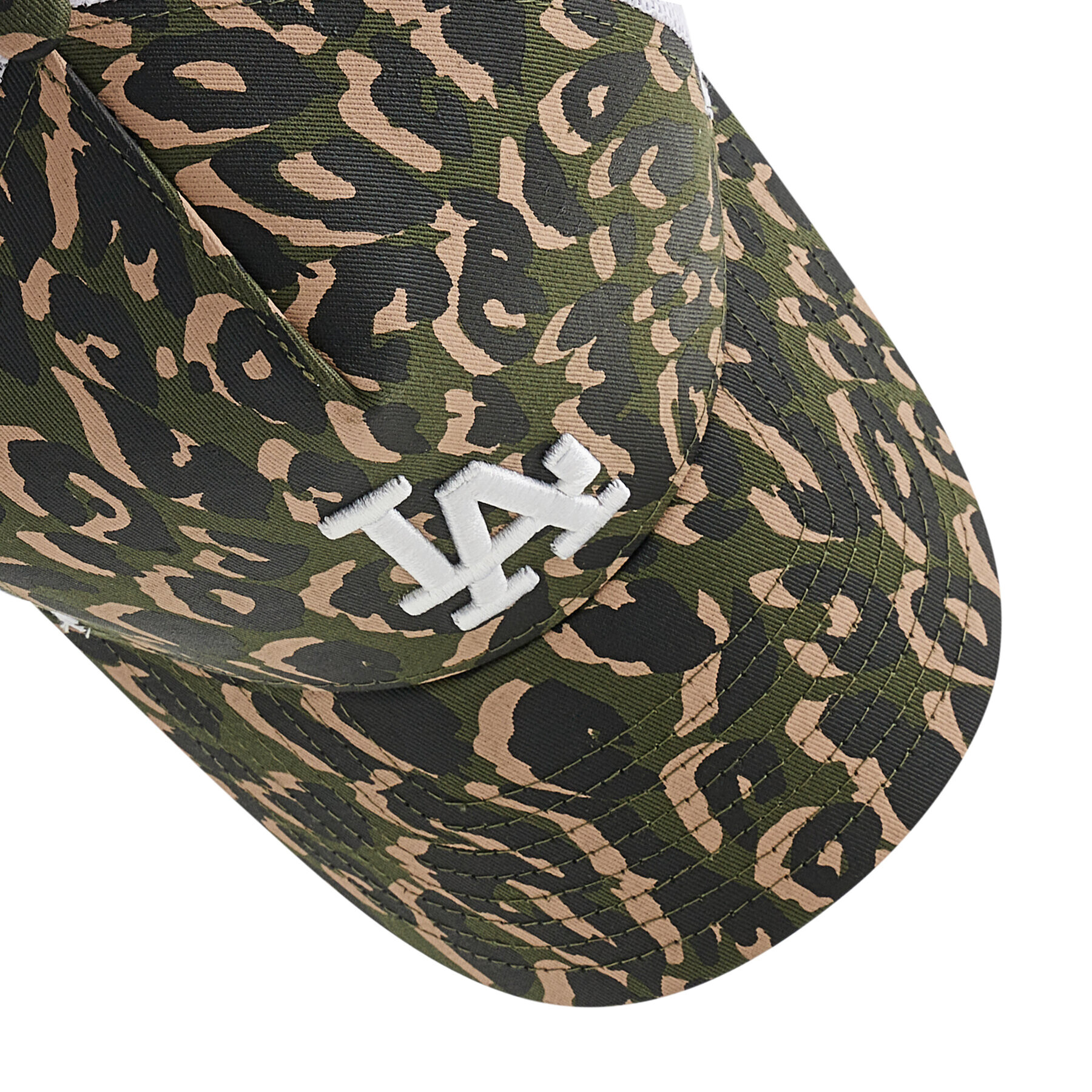 New Era Șapcă La Dodgers Leopard Print A-Frame Trucker 60222396 Verde - Pled.ro