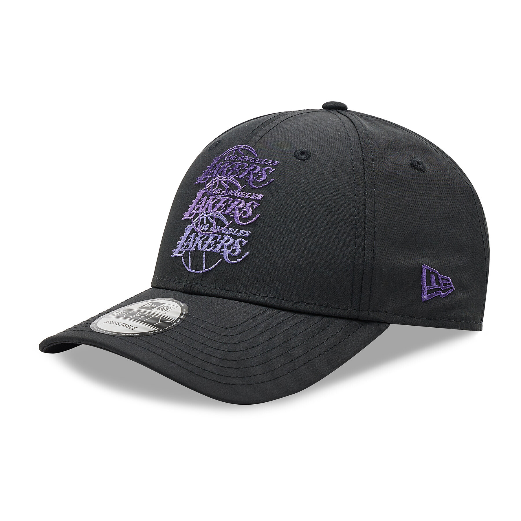 New Era Șapcă La Lakers Stacked Logo 9Forty 60284891 Negru - Pled.ro