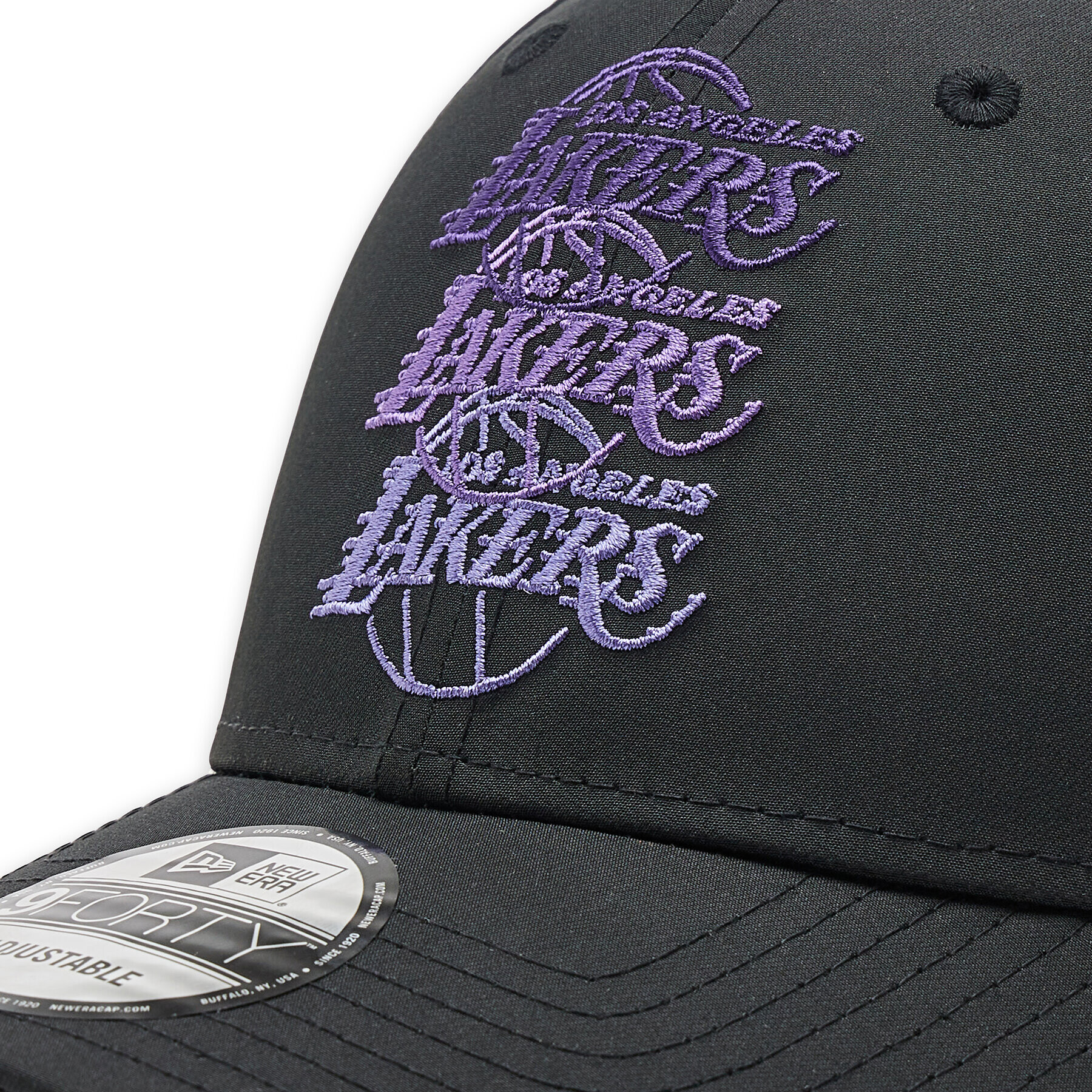 New Era Șapcă La Lakers Stacked Logo 9Forty 60284891 Negru - Pled.ro