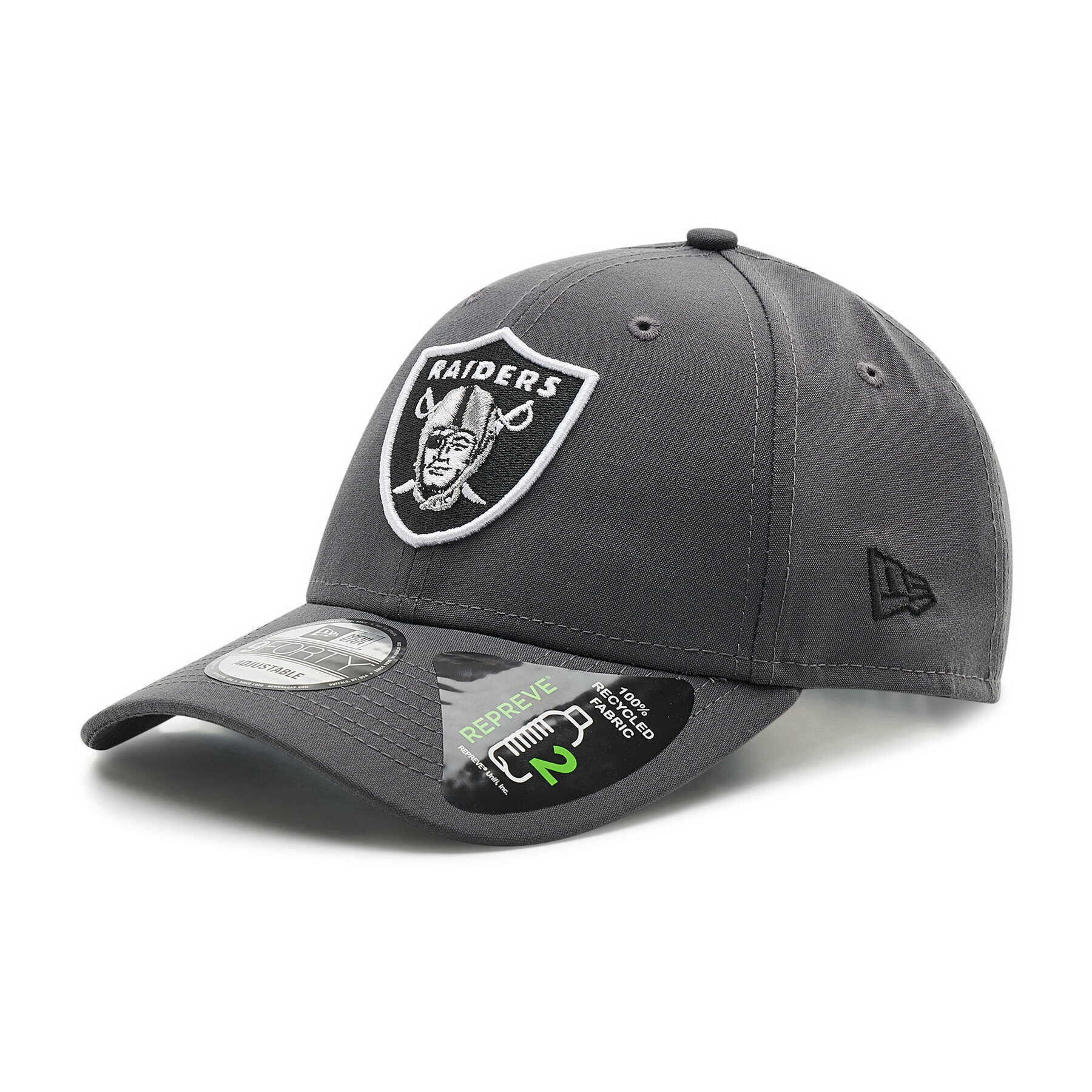 New Era Șapcă Las Vegas Raiders Nfl Repreve® Monochrome 9Forty 60240536 Gri - Pled.ro