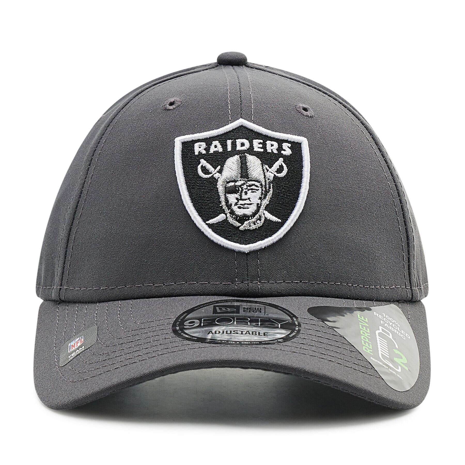 New Era Șapcă Las Vegas Raiders Nfl Repreve® Monochrome 9Forty 60240536 Gri - Pled.ro