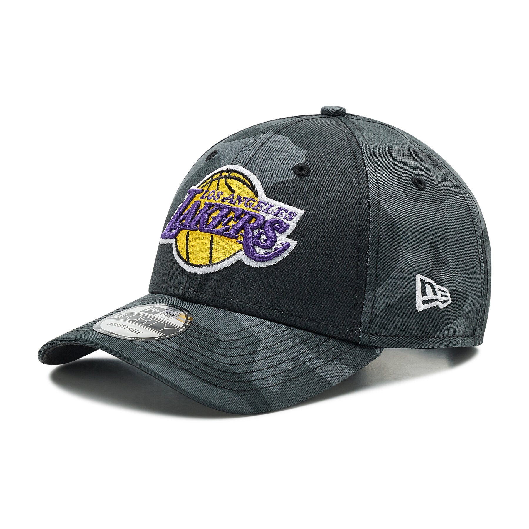 New Era Șapcă NBA Camo 9Forty Los Angeles Lakers 60240494 Negru - Pled.ro