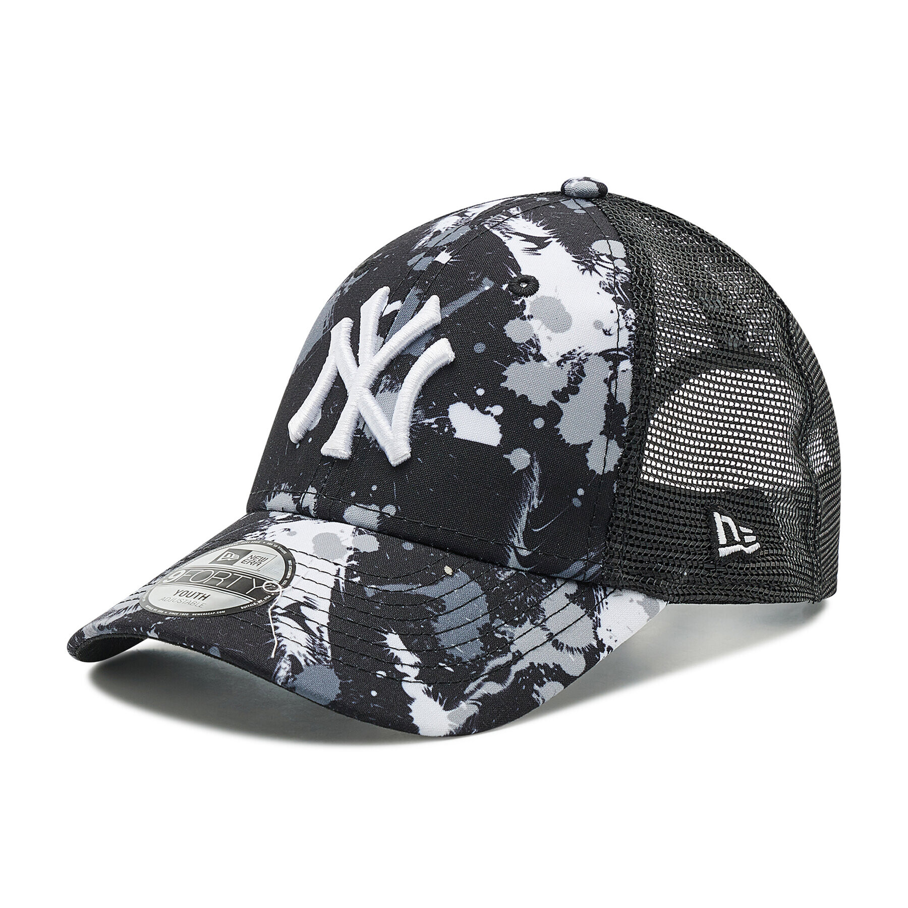 New Era Șapcă New York Yankees Splatter Print Kids 9Forty Trucker 60240510 Negru - Pled.ro