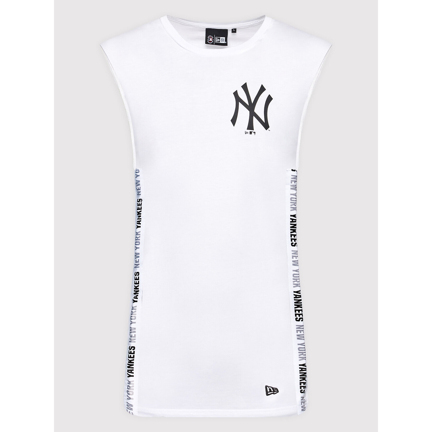 New Era Tank top Mlb Team Logo 13083945 Alb Regular Fit - Pled.ro