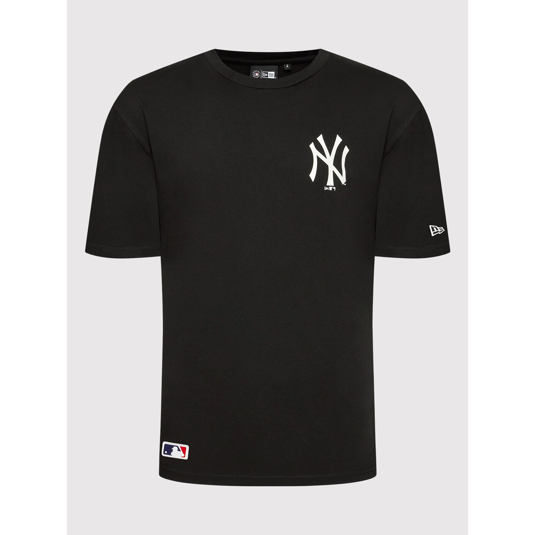 New Era Tricou Mlb Big Logo 12195450 Negru Regular Fit - Pled.ro