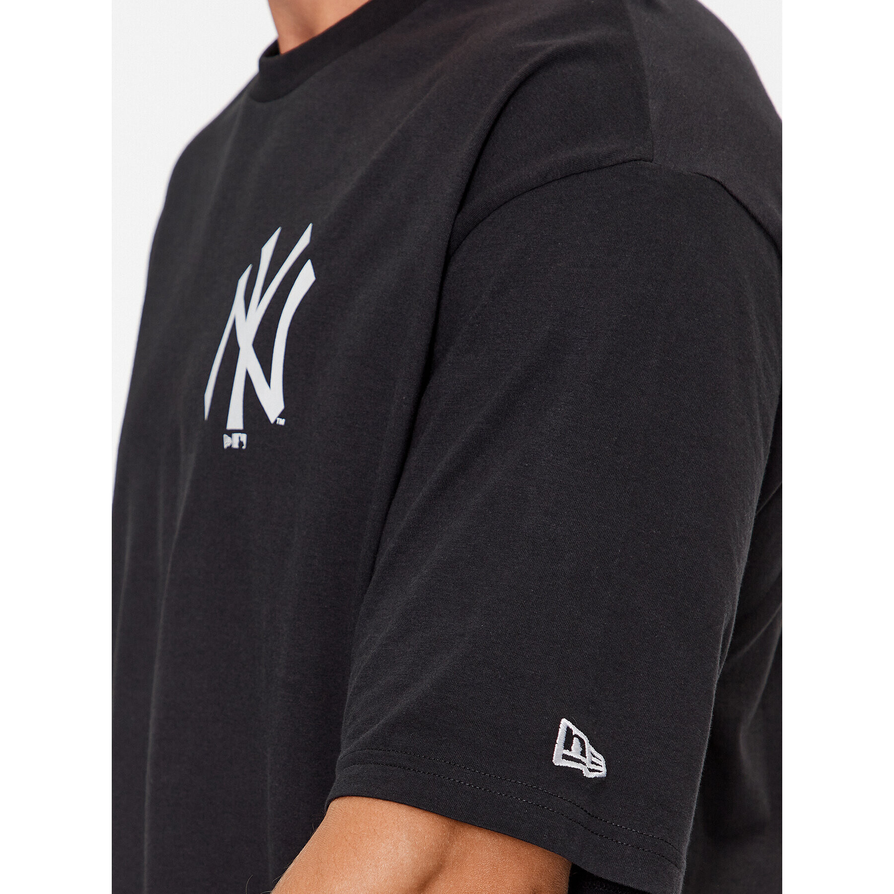 New Era Tricou MLB Essentials Lc Neyyan 60416723 Negru Loose Fit - Pled.ro