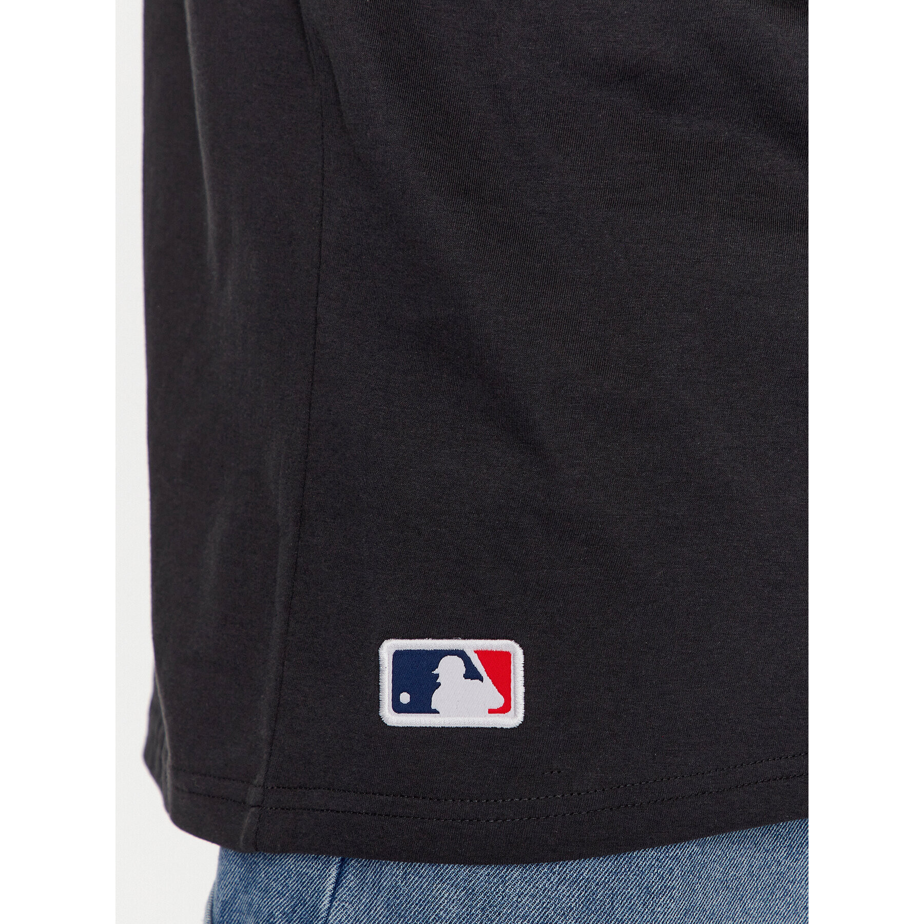 New Era Tricou MLB Essentials Lc Neyyan 60416723 Negru Loose Fit - Pled.ro