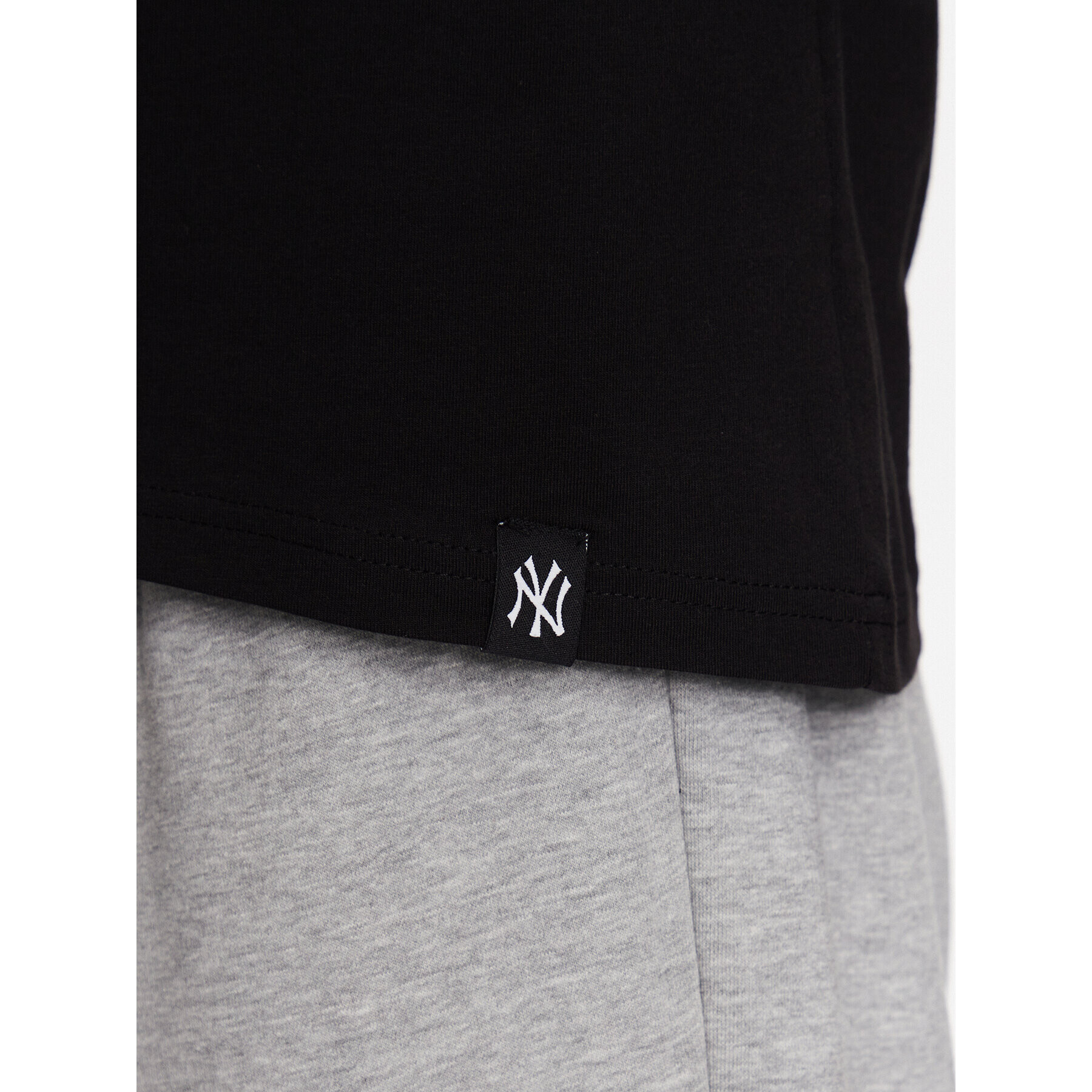 New Era Tricou New York Yankees MLB Drip Logo 60332179 Negru Regular Fit - Pled.ro