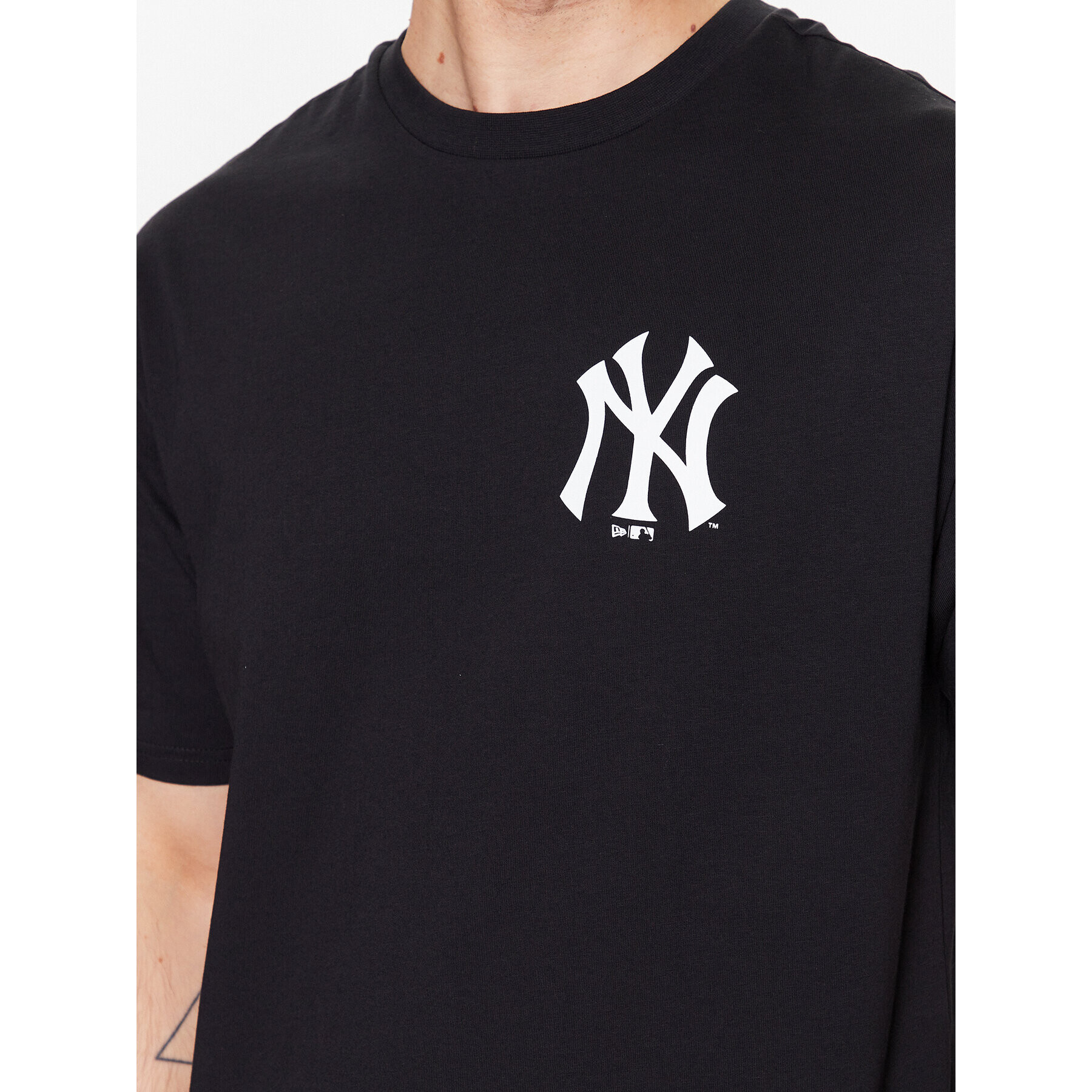 New Era Tricou New York Yankees Mlb Floral Graphic 60332266 Negru Oversize - Pled.ro