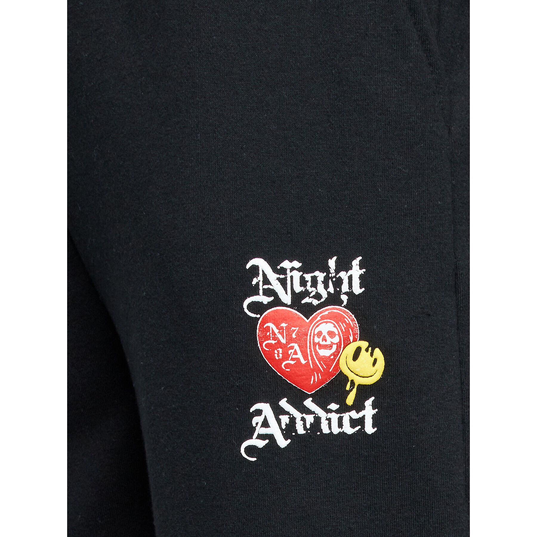 Night Addict Pantaloni trening MJB-NA516HEART Negru Regular Fit - Pled.ro