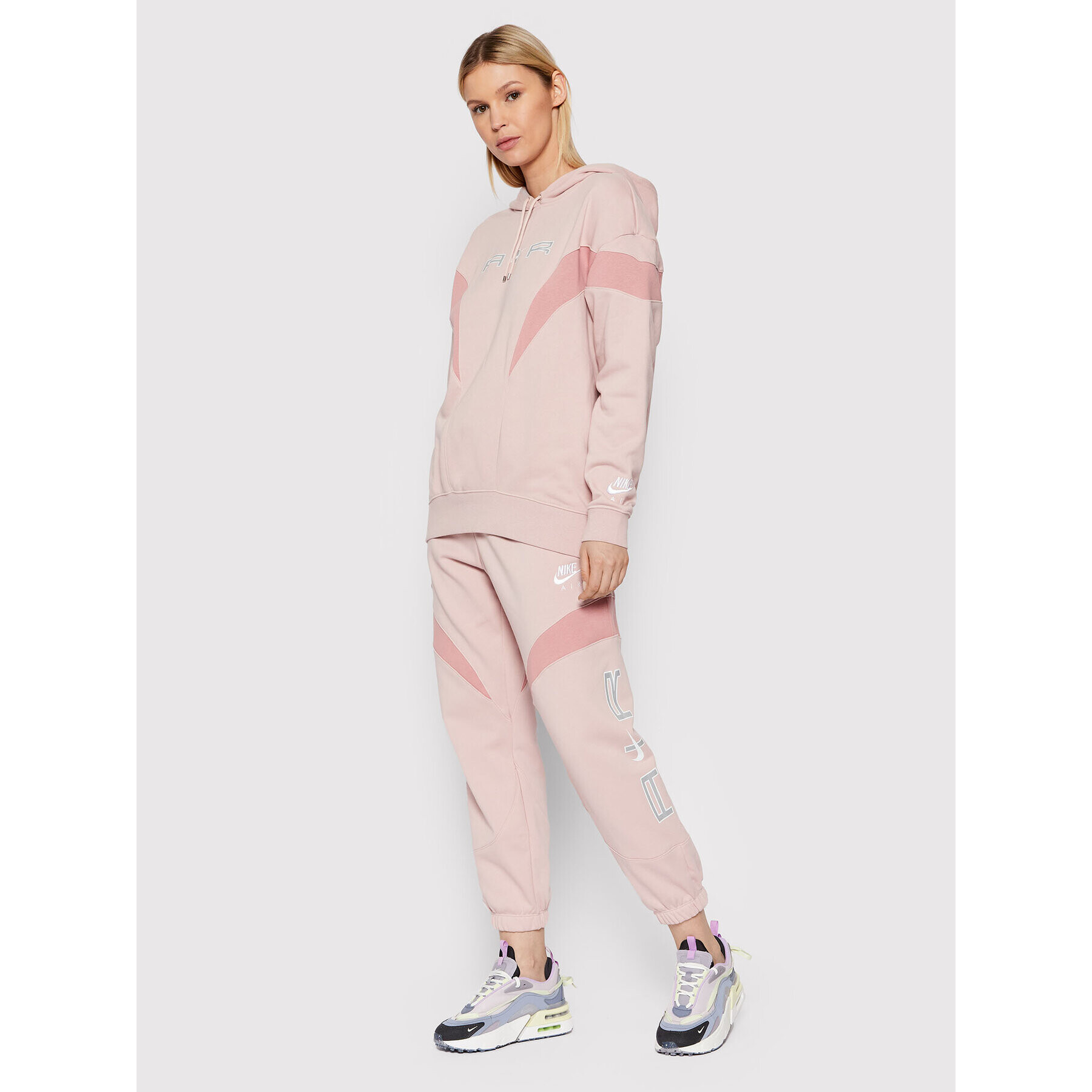 Nike Bluză Air DD5417 Roz Oversize - Pled.ro