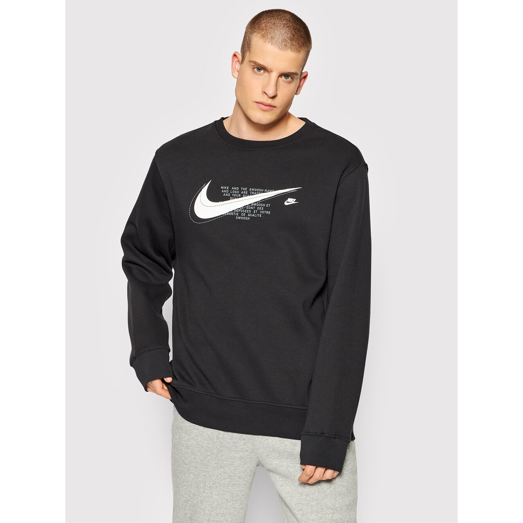 Nike Bluză Court DM3157 Negru Standard Fit - Pled.ro