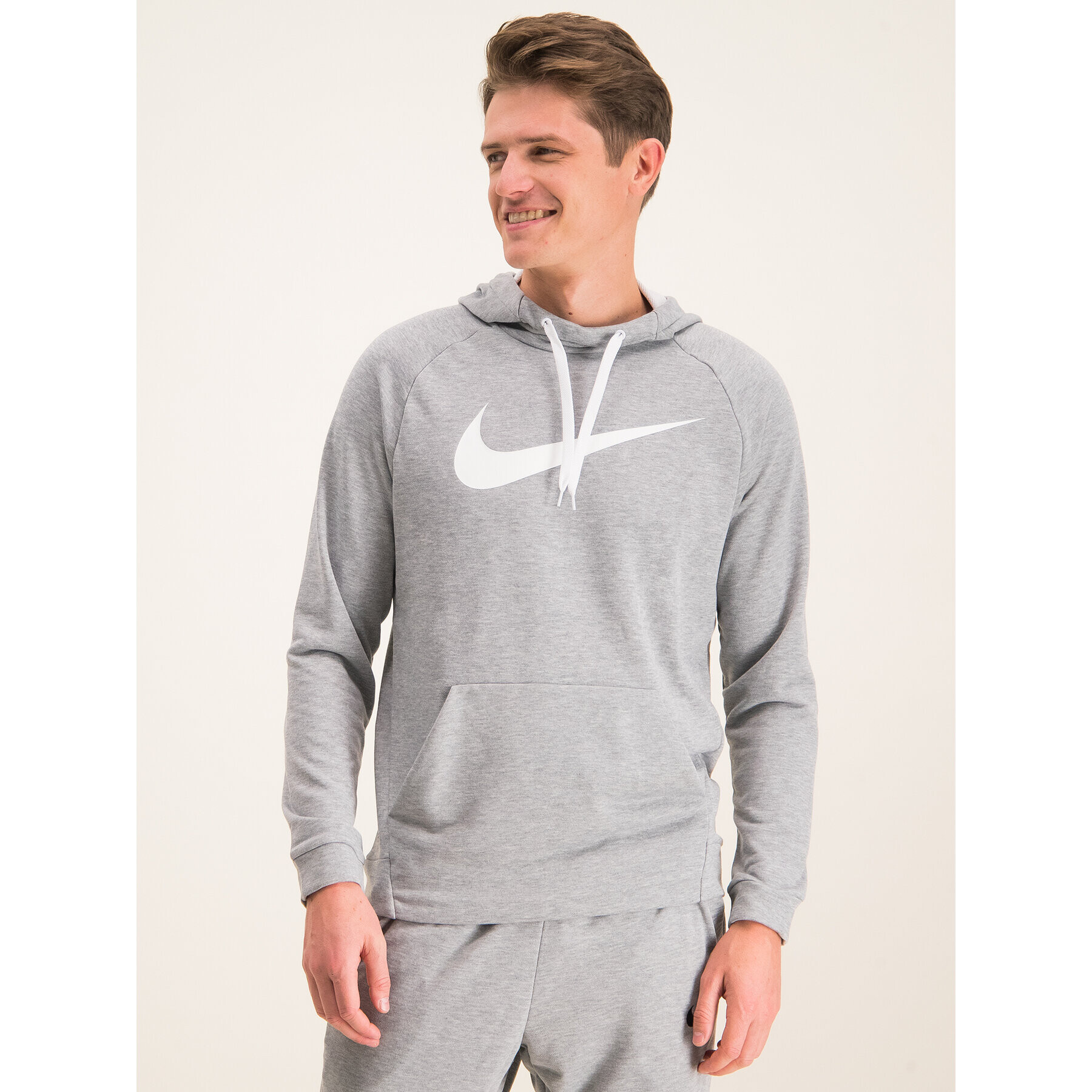 Nike Bluză Dry Hoodie 885818 Gri Standard Fit - Pled.ro