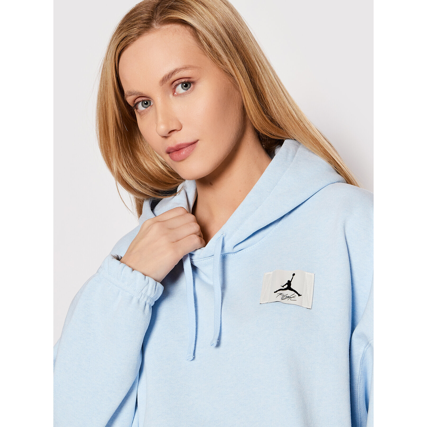 Nike Bluză Essentials DD6998 Albastru Relaxed Fit - Pled.ro