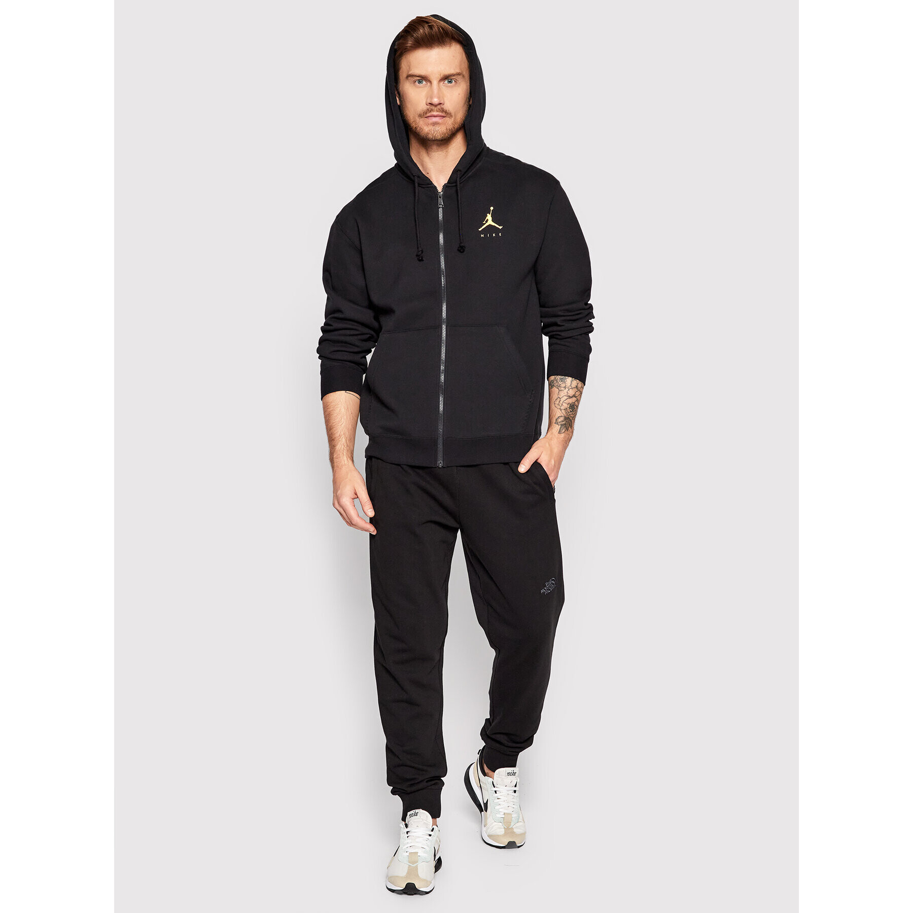 Nike Bluză JumpMan DC9606 Negru Regular Fit - Pled.ro