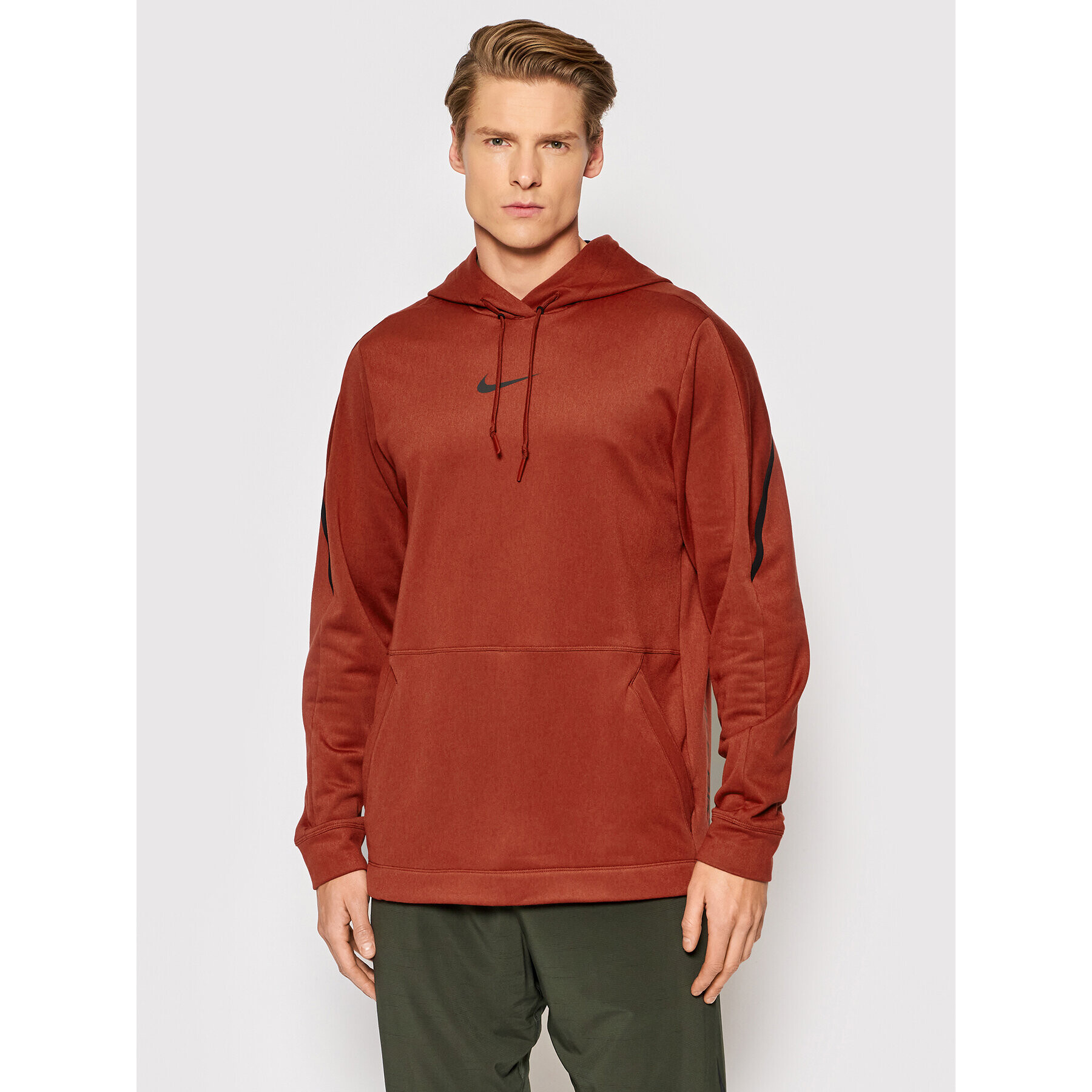 Nike Bluză Pro CV8105 Roșu Relaxed Fit - Pled.ro