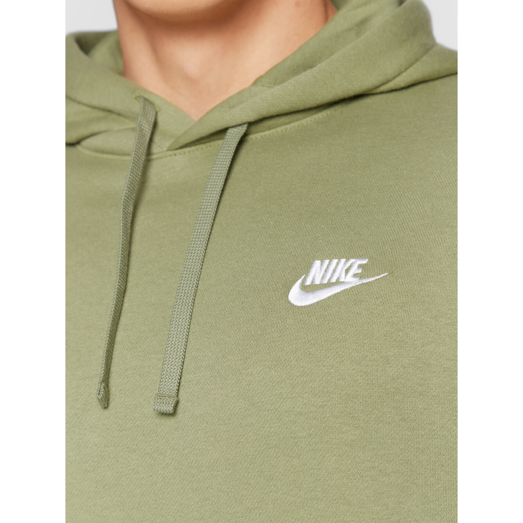 Nike Bluză Sportswear Club BV2654 Verde Regular Fit - Pled.ro