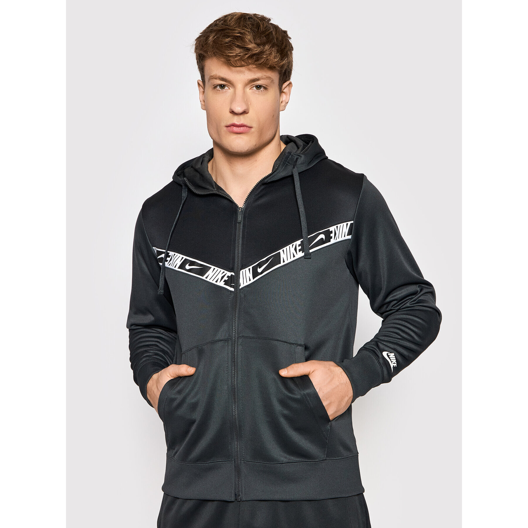 Nike Bluză Sportswear DM4672 Gri Regular Fit - Pled.ro