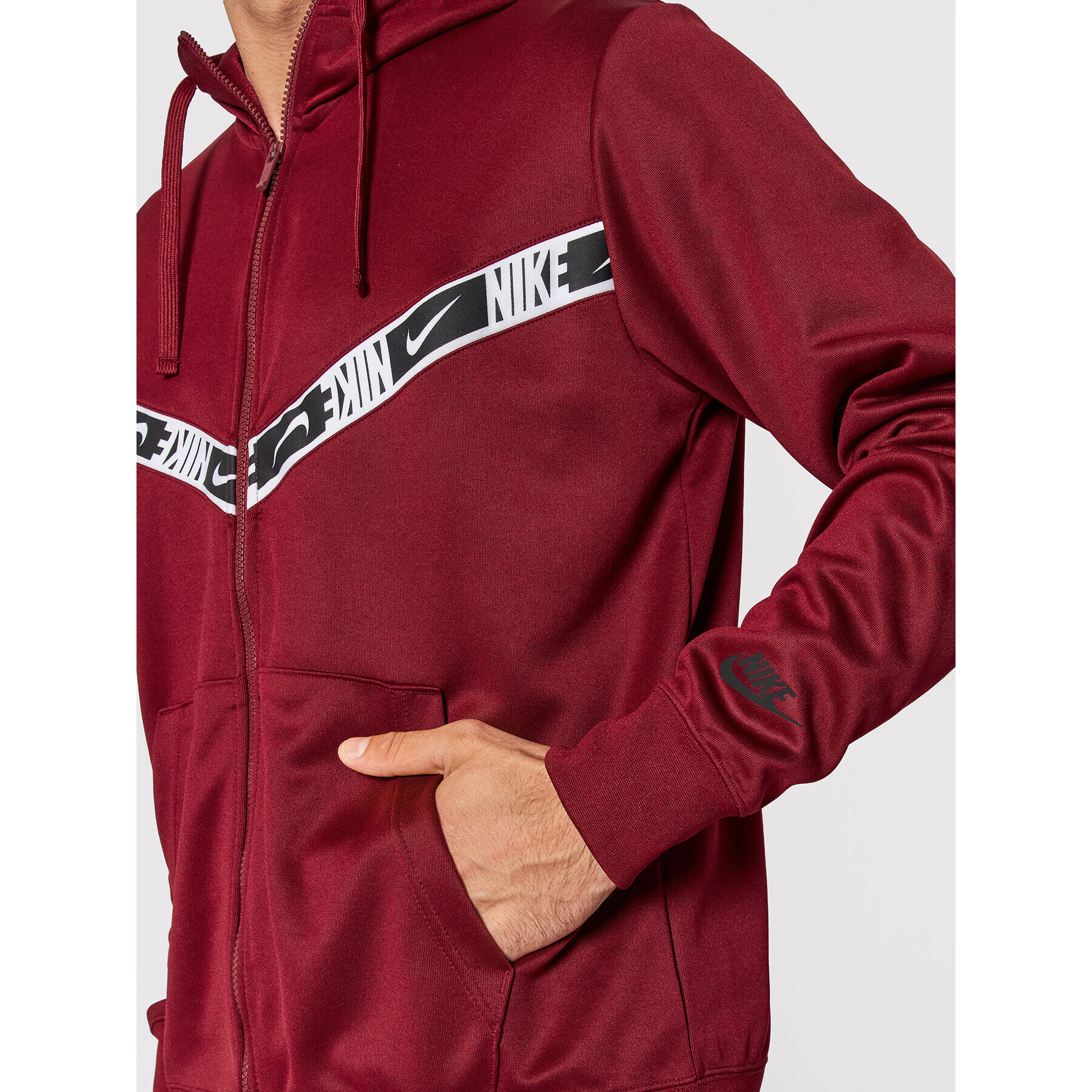 Nike Bluză Sportswear DM4672 Vișiniu Regular Fit - Pled.ro