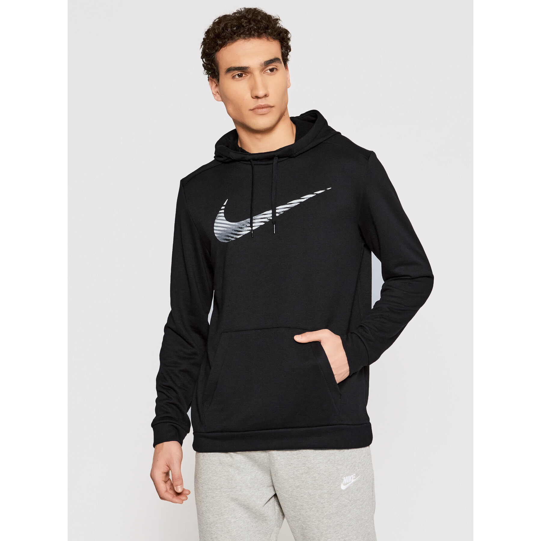 Nike Bluză Dri-FIT CJ4268 Negru Standard Fit - Pled.ro