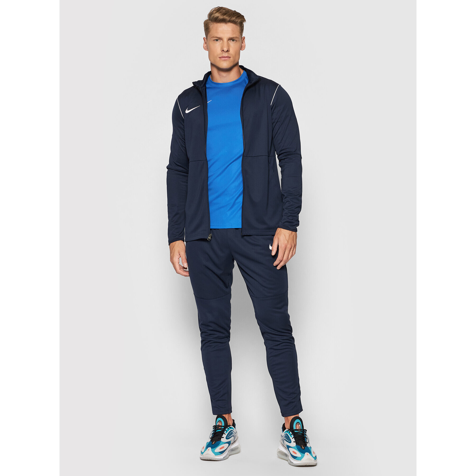 Nike Bluză tehnică Performance BV6885 Bleumarin Regular Fit - Pled.ro