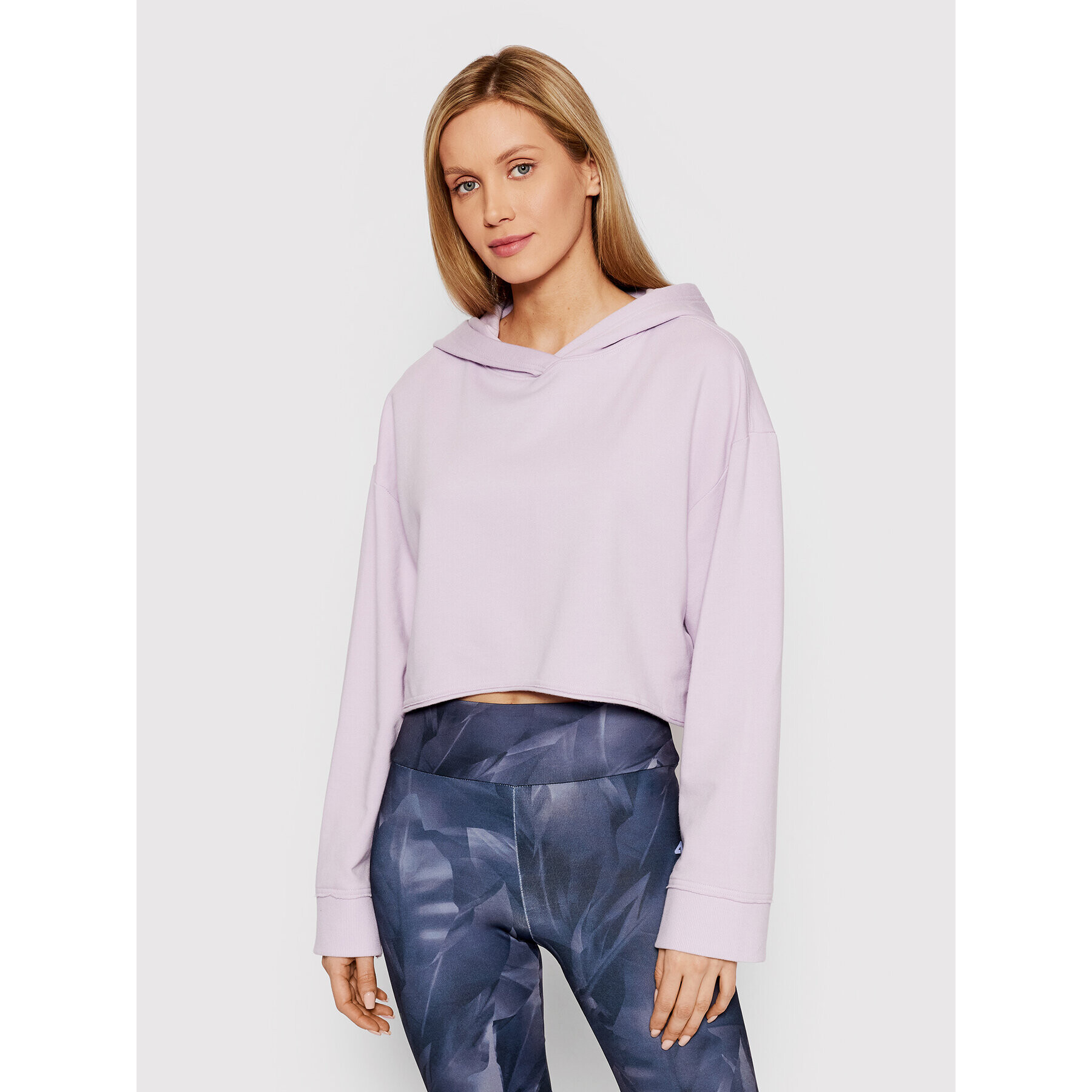 Nike Bluză Yoga Luxe DM6981 Violet Relaxed Fit - Pled.ro