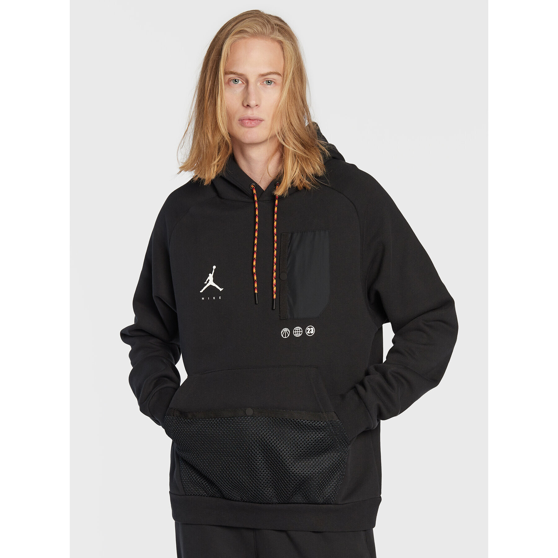 Nike Bluză Jumpman DJ0258 Negru Relaxed Fit - Pled.ro