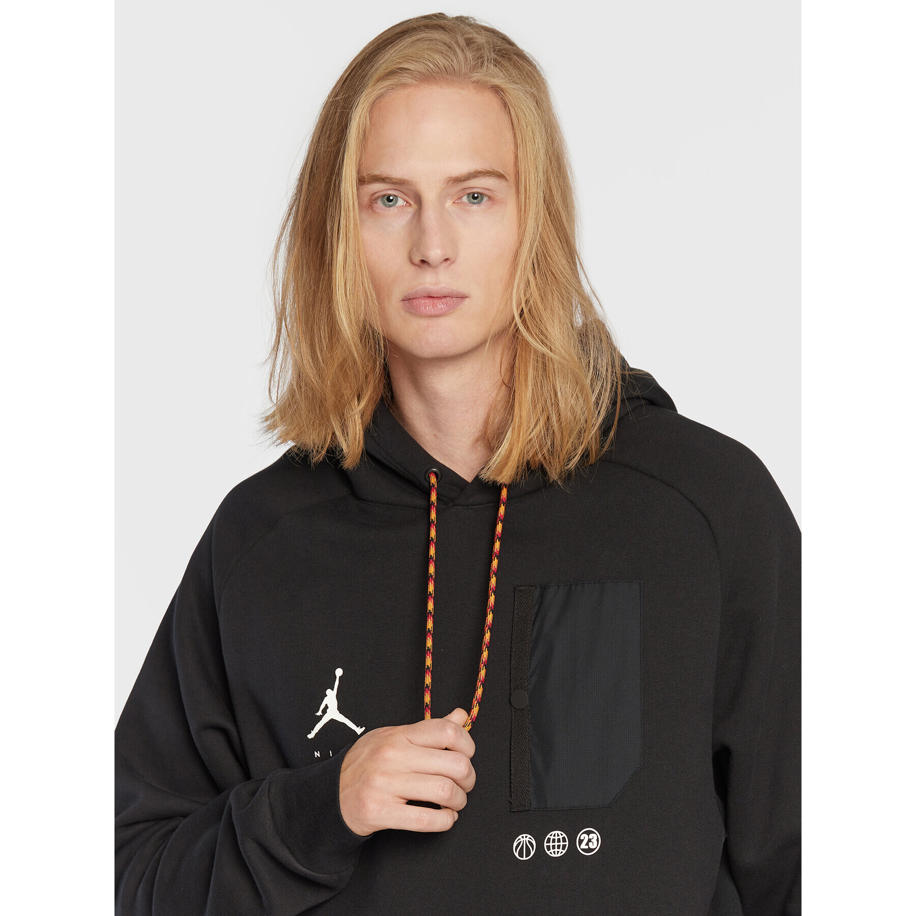 Nike Bluză Jumpman DJ0258 Negru Relaxed Fit - Pled.ro