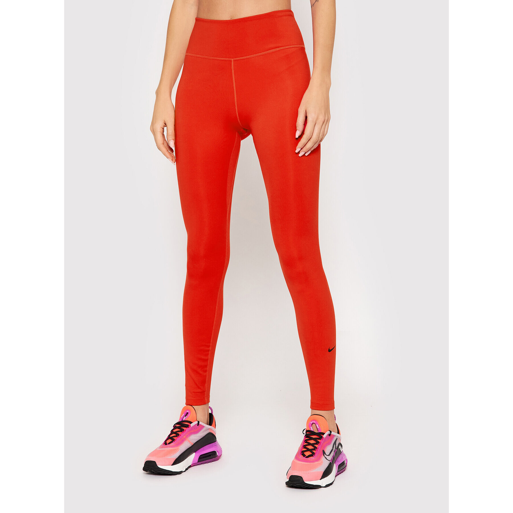 Nike Colanți Dri-Fit One DD0252 Roșu Tight Fit - Pled.ro