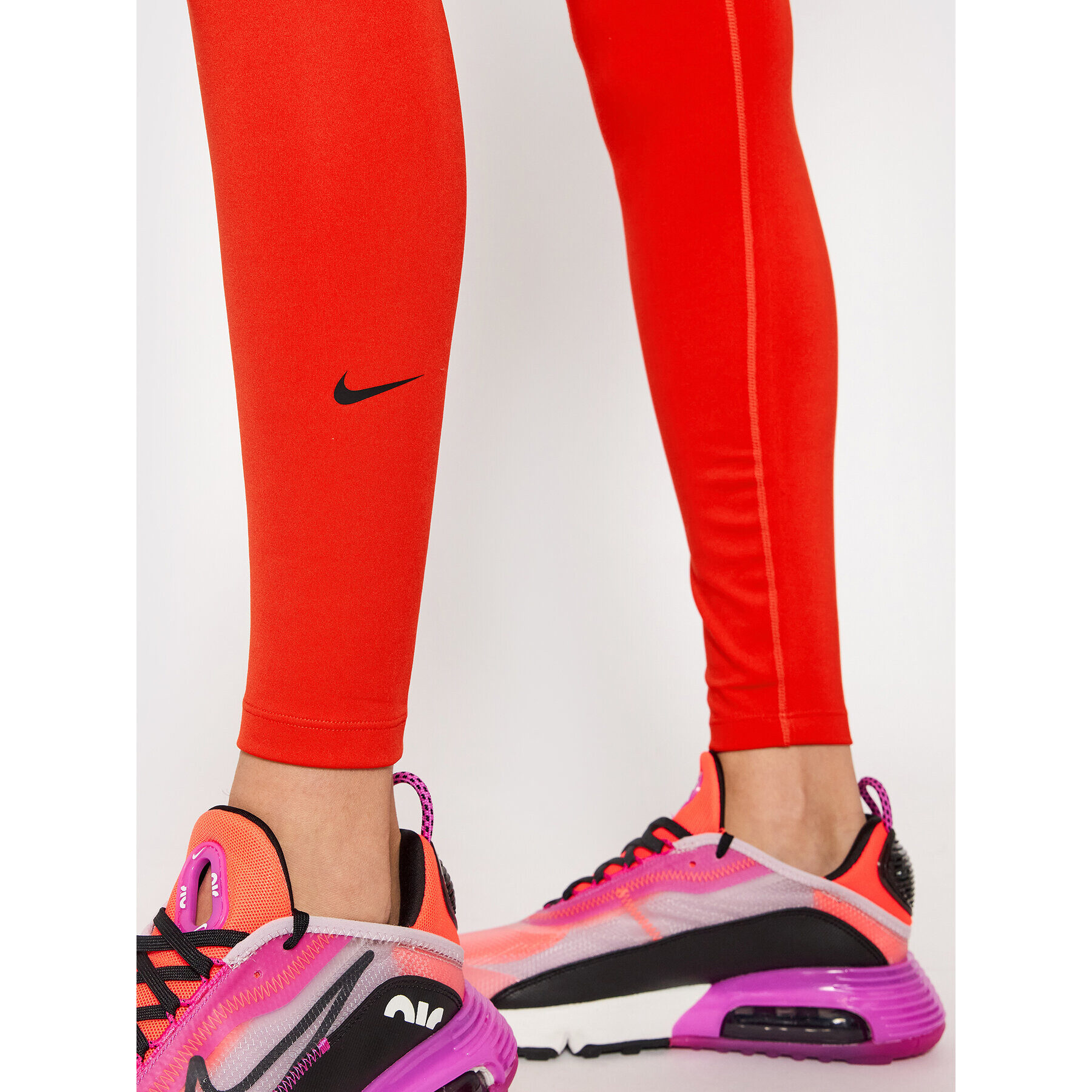 Nike Colanți Dri-Fit One DD0252 Roșu Tight Fit - Pled.ro