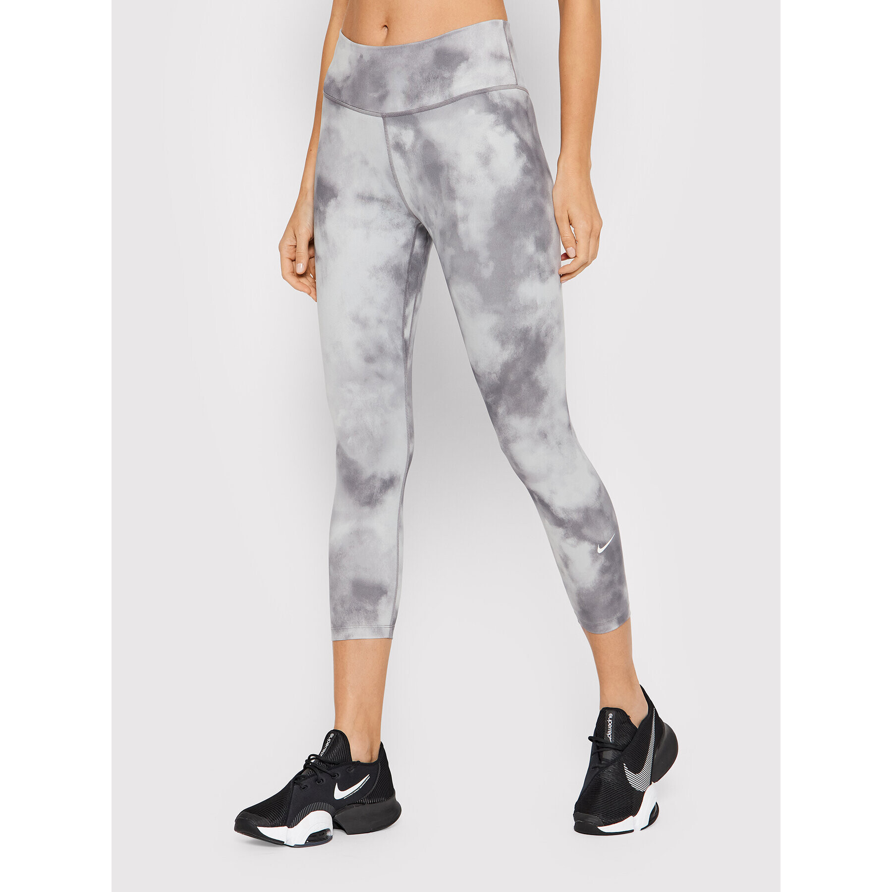 Nike Colanți One Icon Clash DA0339 Gri Tight Fit - Pled.ro