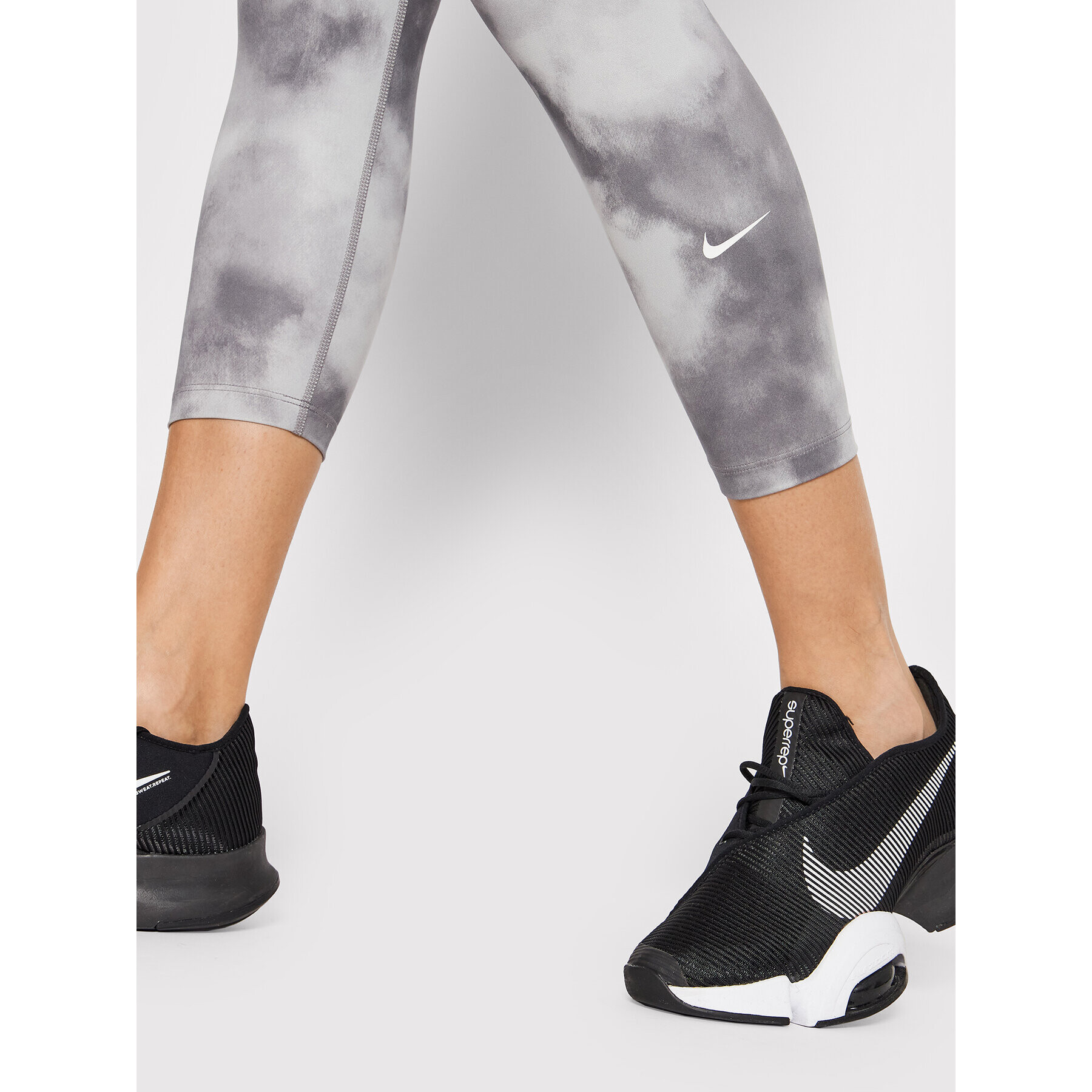 Nike Colanți One Icon Clash DA0339 Gri Tight Fit - Pled.ro