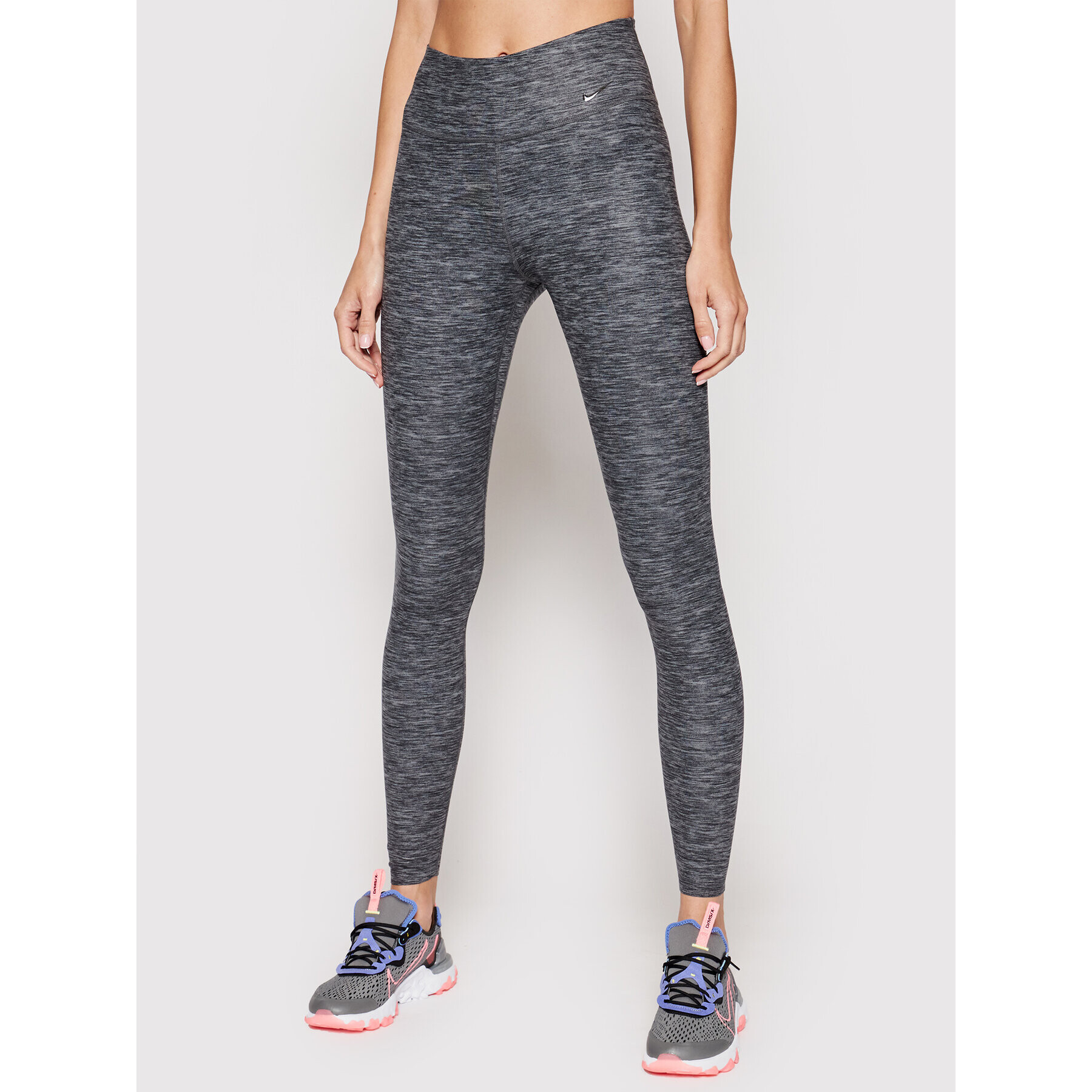 Nike Colanți One Luxe Tight CD5915 Gri Slim Fit - Pled.ro