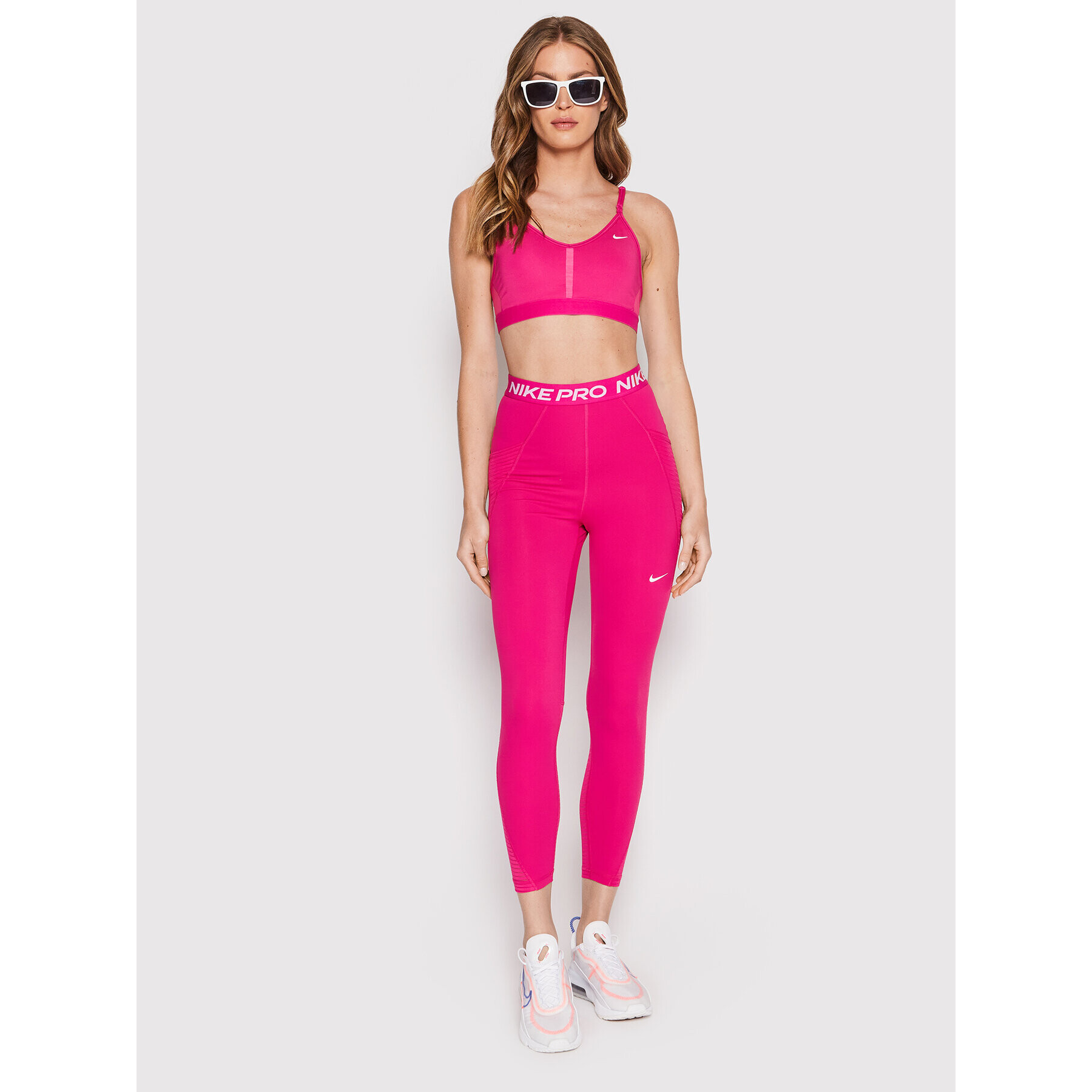 Nike Colanți Pro DM6936 Roz Tight Fit - Pled.ro