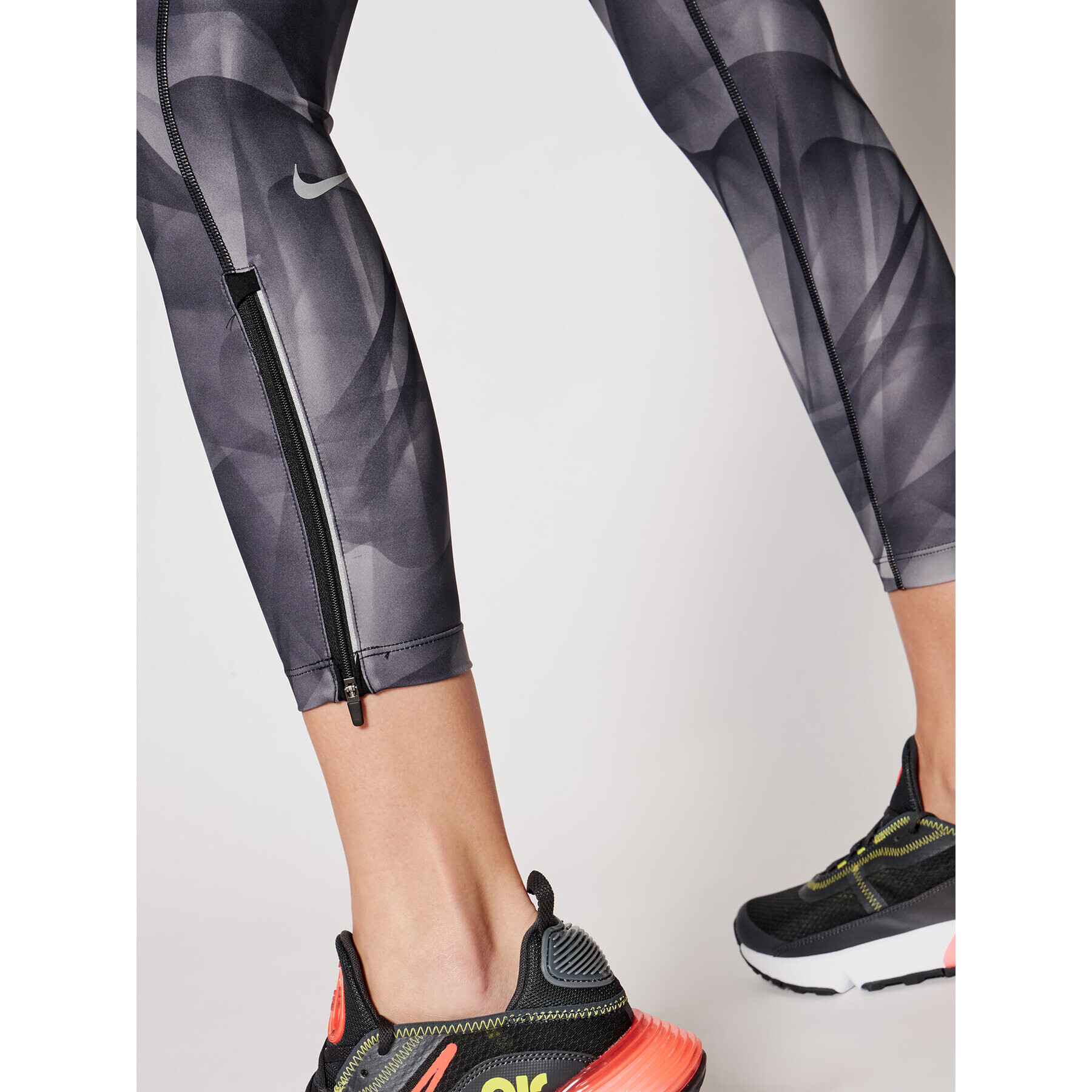 Nike Colanți Epic Faster Run Division CZ9236 Gri Tight Fit - Pled.ro