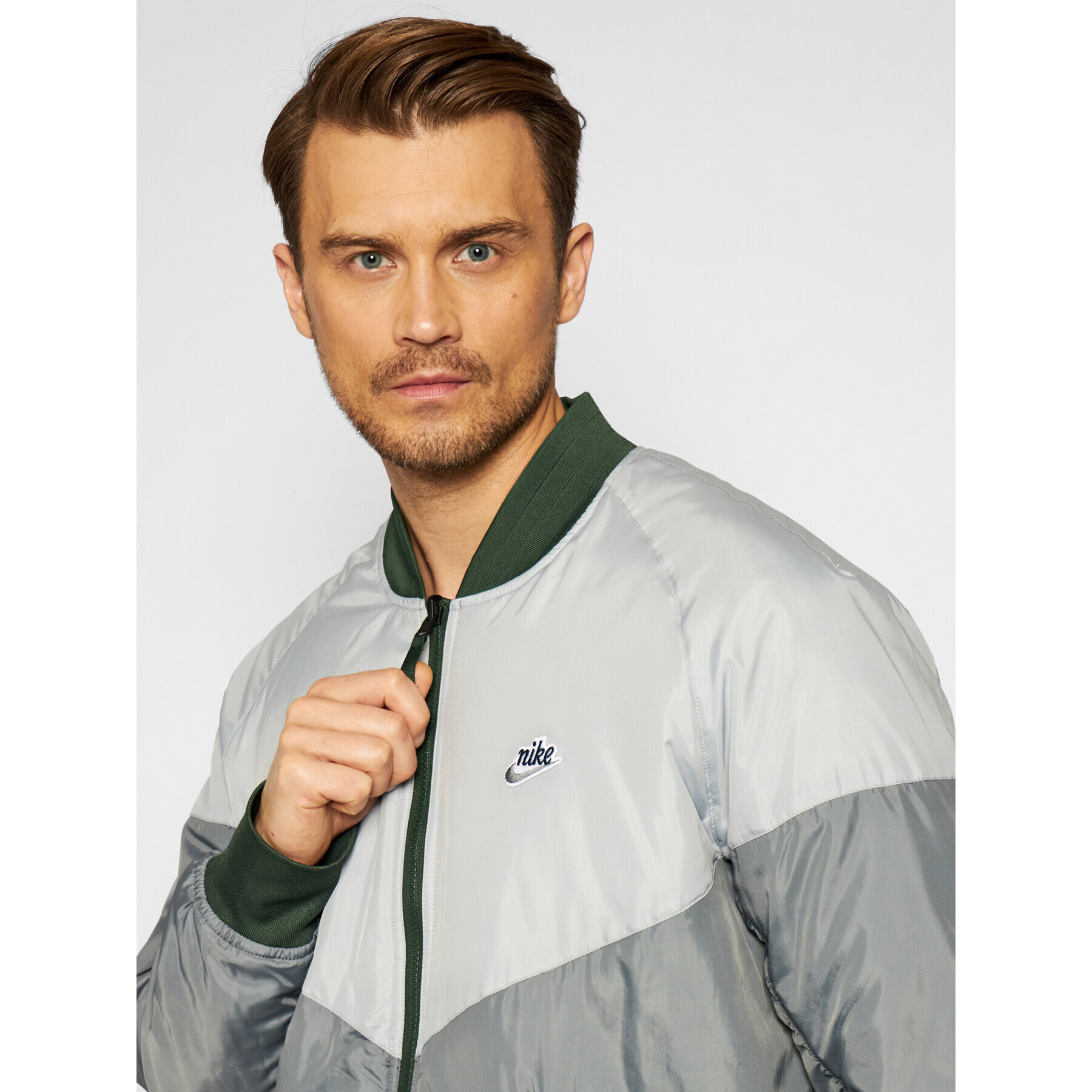 Nike Geacă bomber Sportswear CZ9998 Gri Loose Fit - Pled.ro