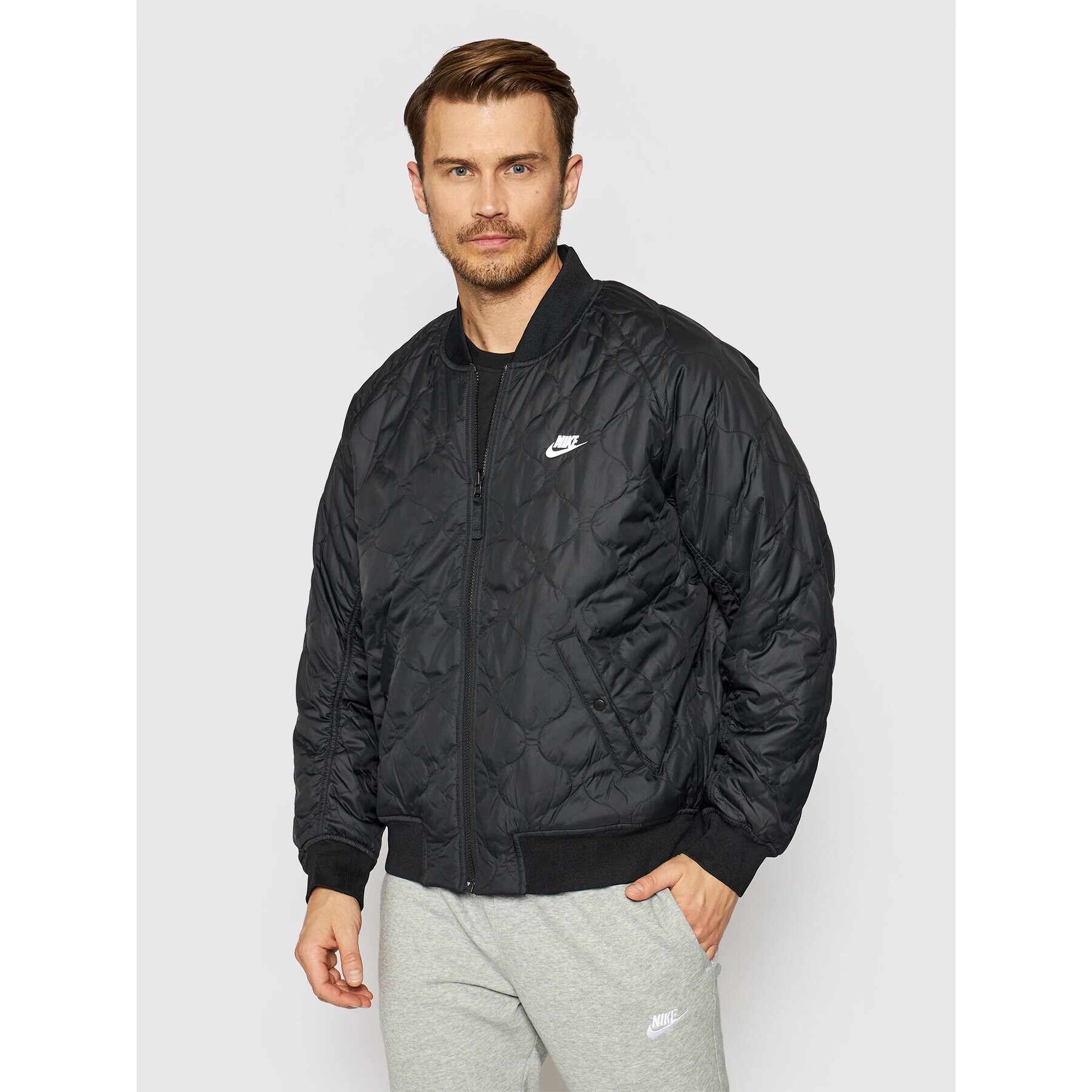 Nike Geacă bomber Sportswear CZ9998 Negru Loose Fit - Pled.ro