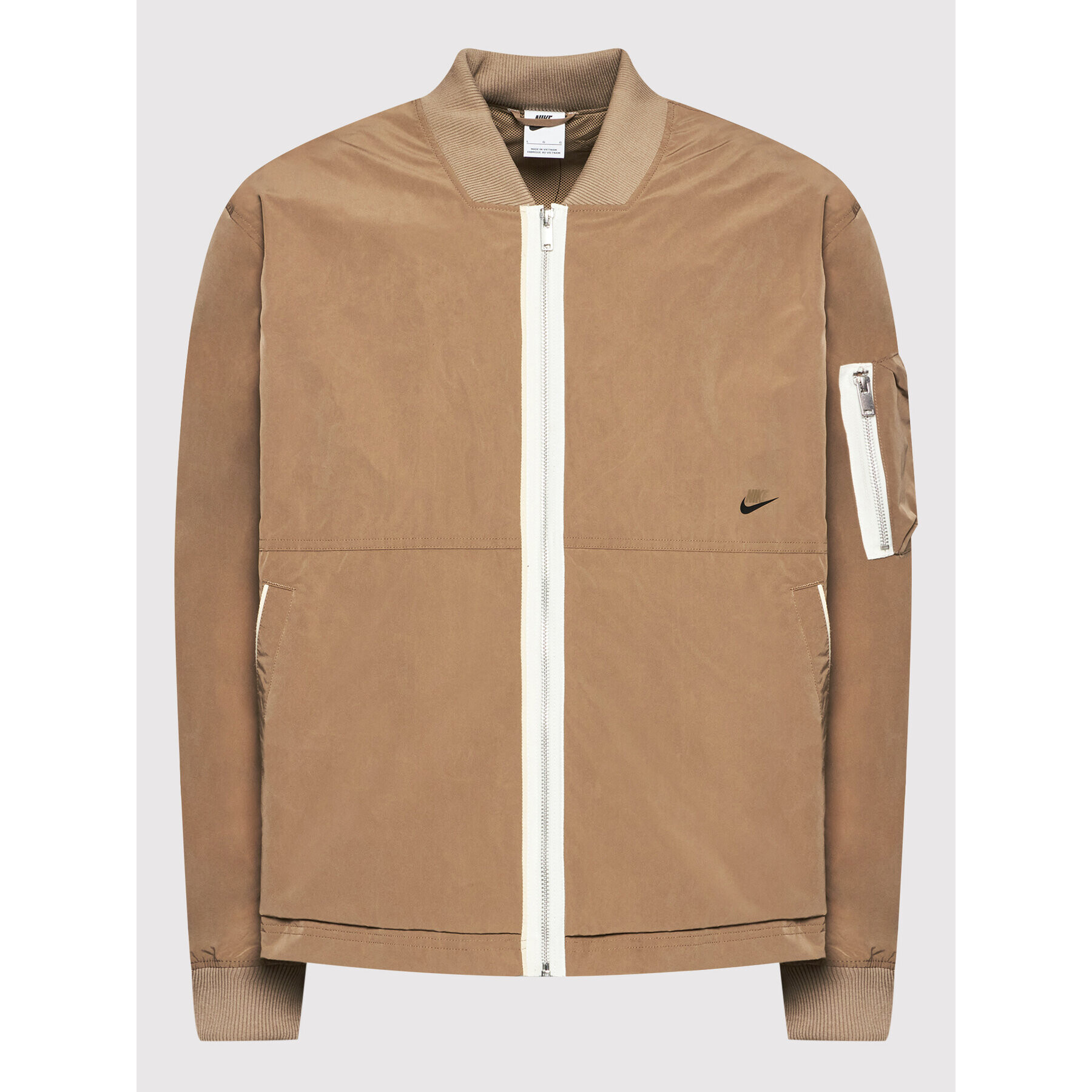 Nike Geacă bomber Sportswear Style Essentials DD4714 Bej Regular Fit - Pled.ro