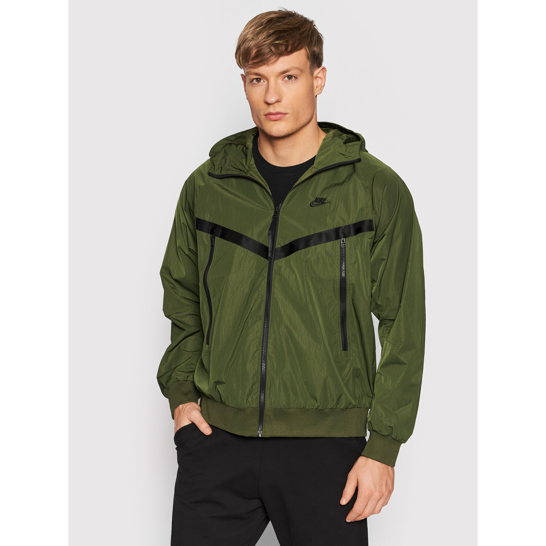 Nike Geacă Premium Essentials DA7354 Verde Regular Fit - Pled.ro