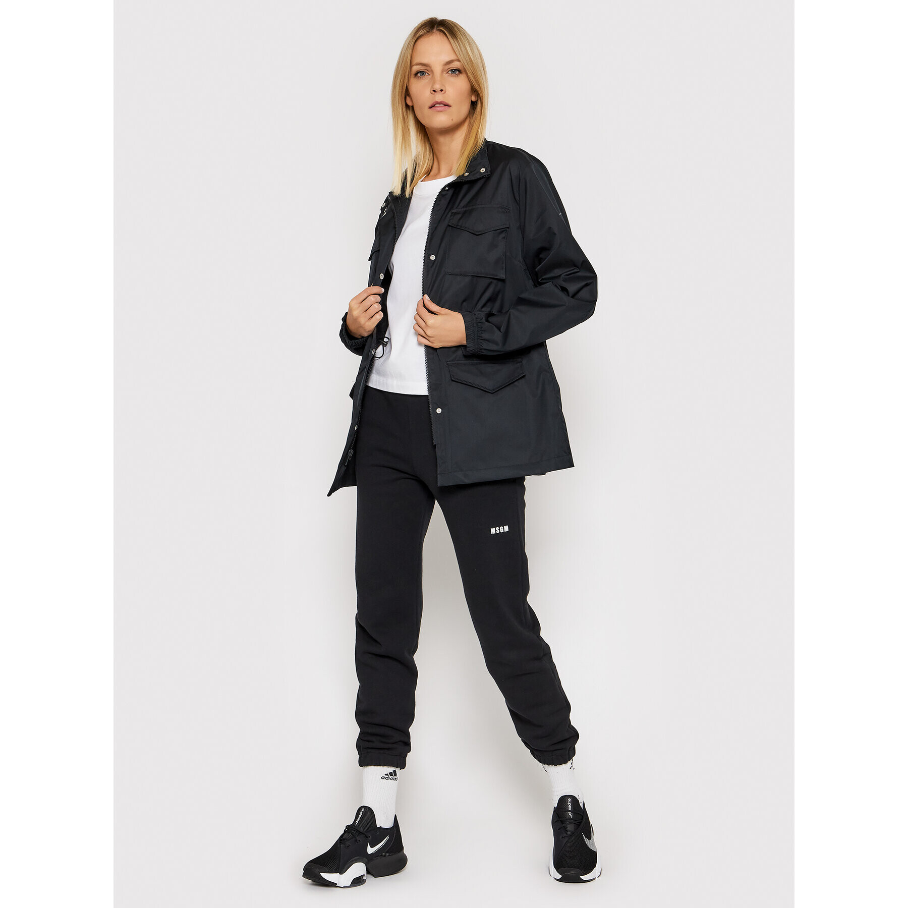 Nike Geacă Sportswear CZ8972 Negru Loose Fit - Pled.ro