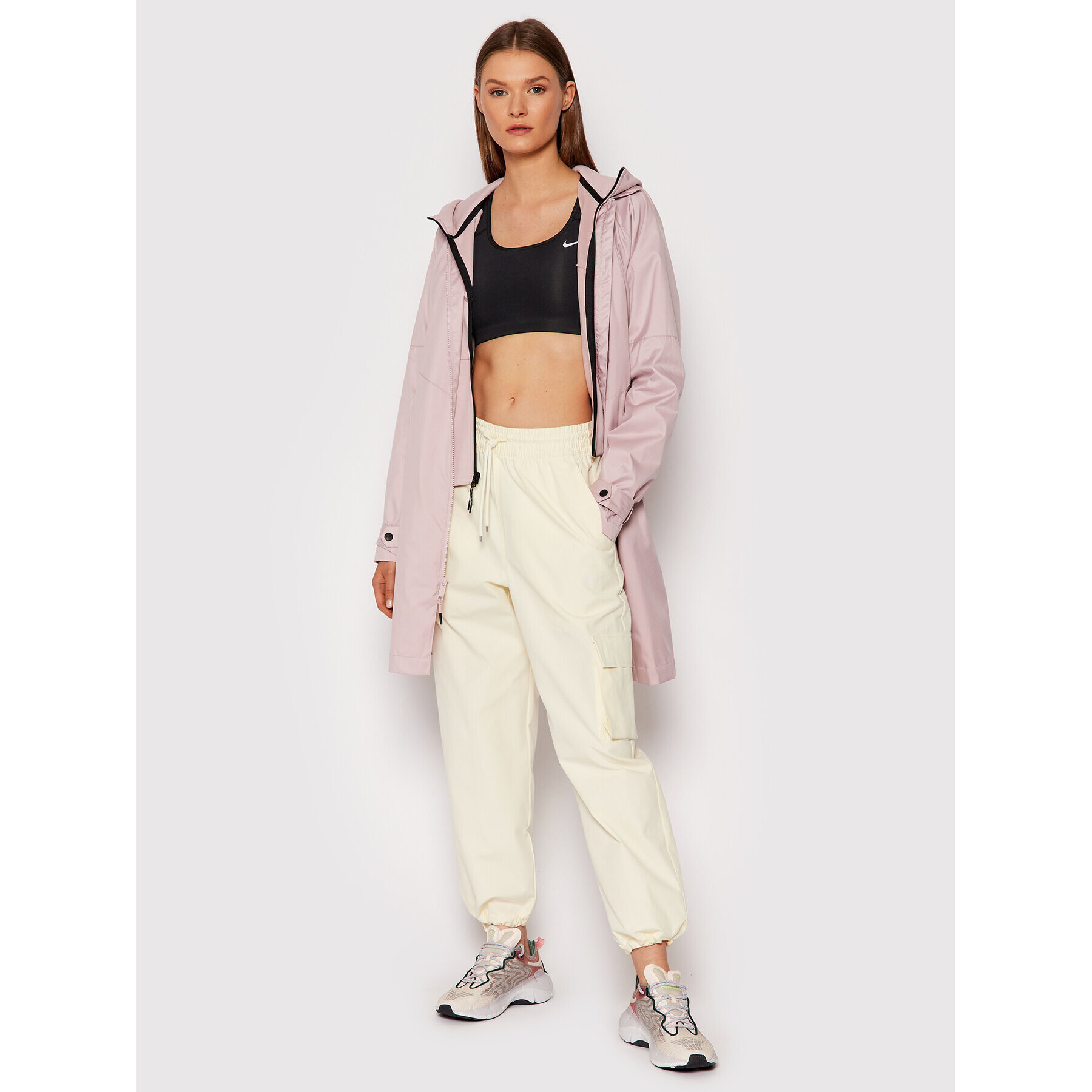 Nike Geacă Sportswear Windrunner CZ8974 Roz Loose Fit - Pled.ro