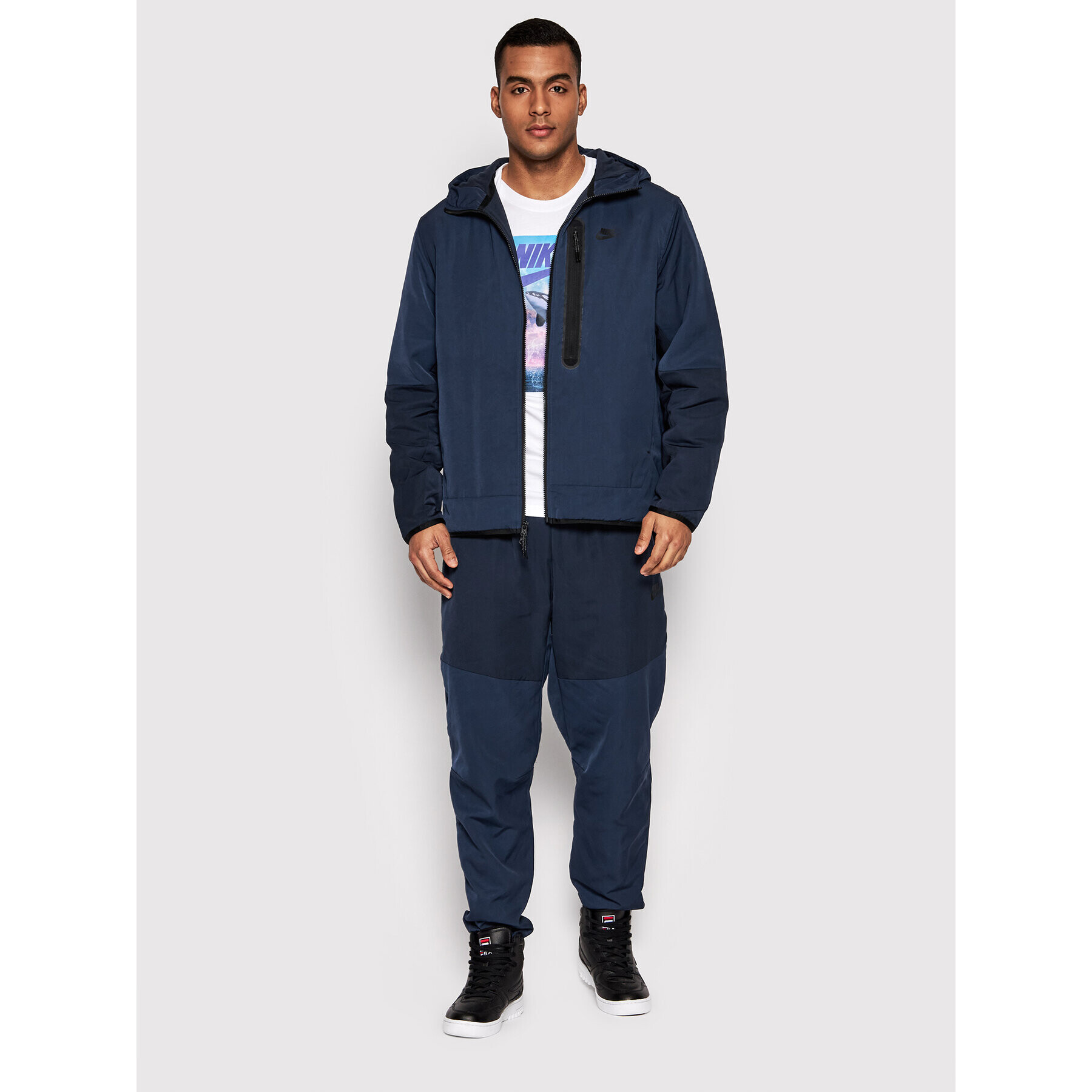 Nike Geacă Tech Essentials CU4485 Bleumarin Regular Fit - Pled.ro