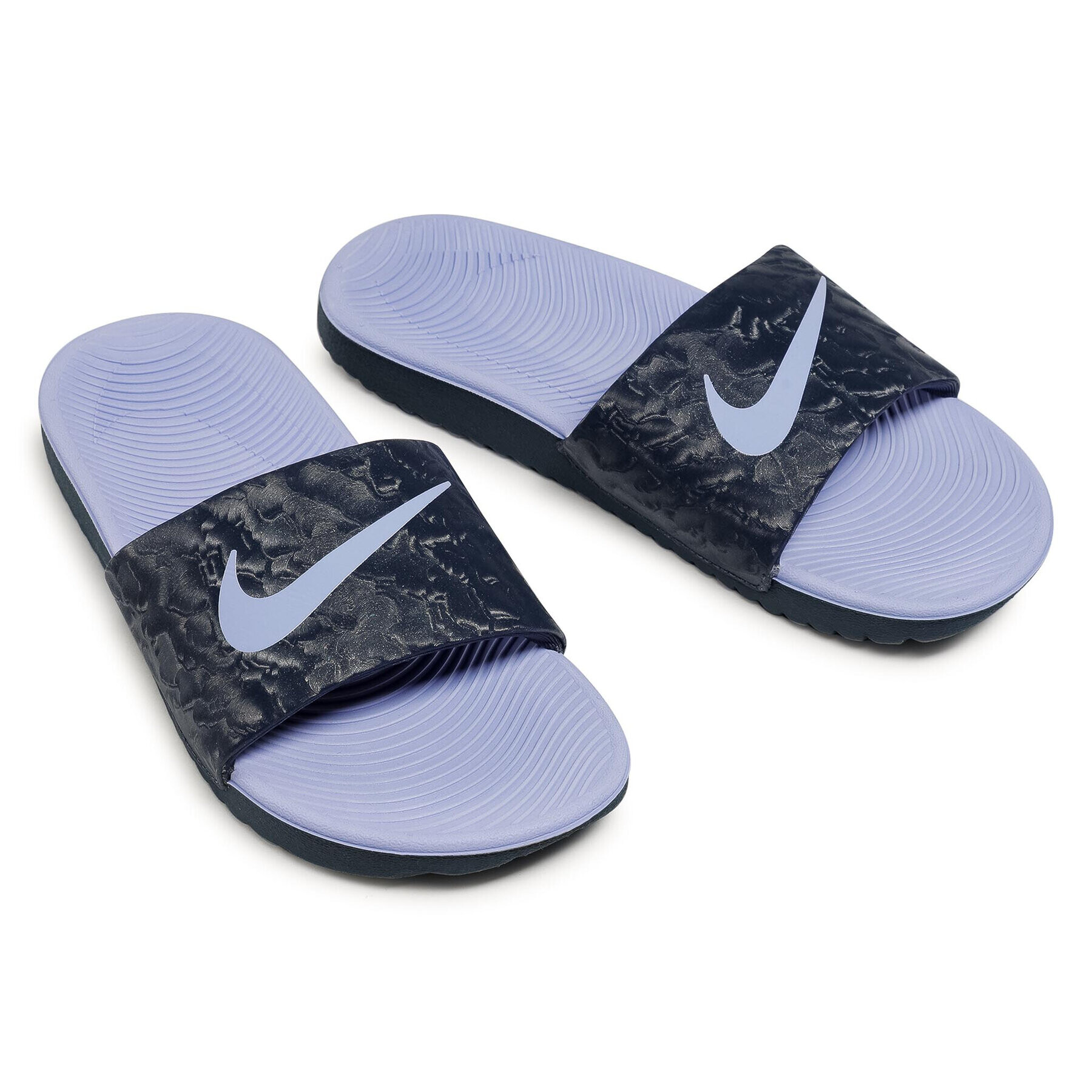 Nike Șlapi Kawa Slide (GS/PS) 819352 405 Negru - Pled.ro